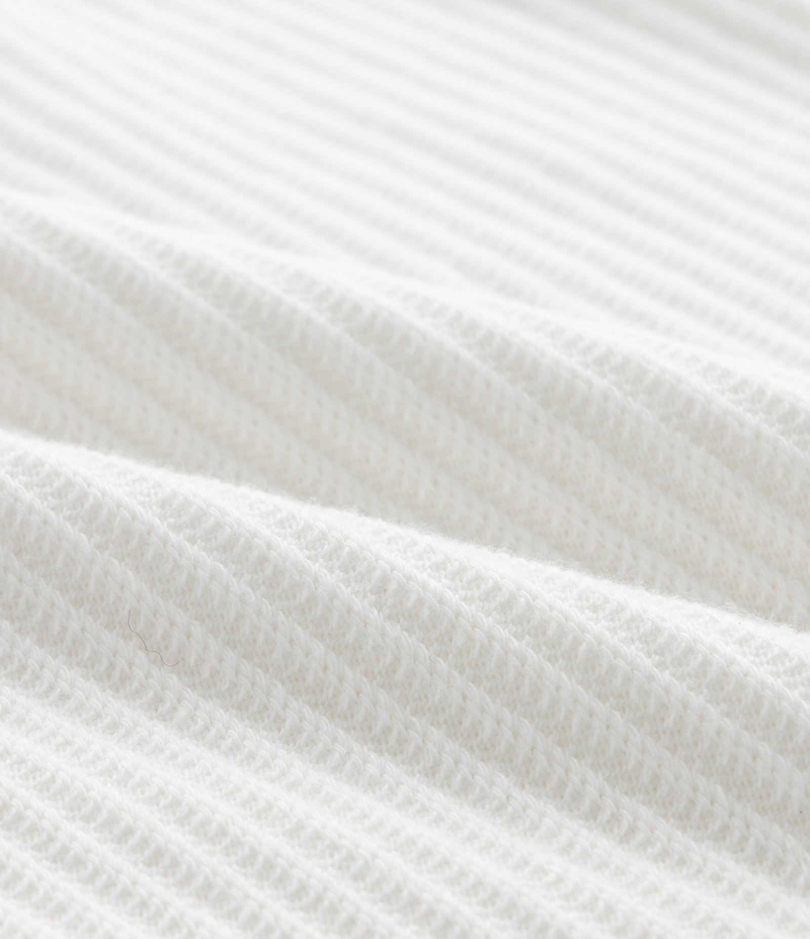 Camisa Polo Comfort em Algodão com Textura Branco 9