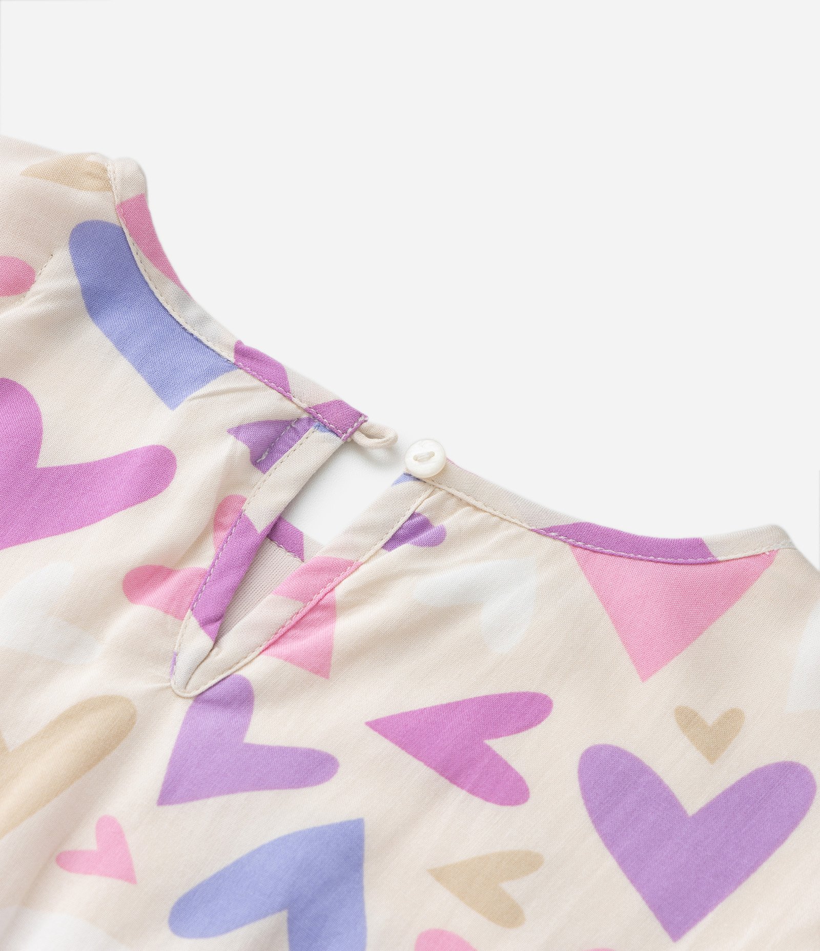 Vestido Infantil Estampado com Flores e Detalhe na Cintura - Tam 5 a 14 Anos Multicores 4