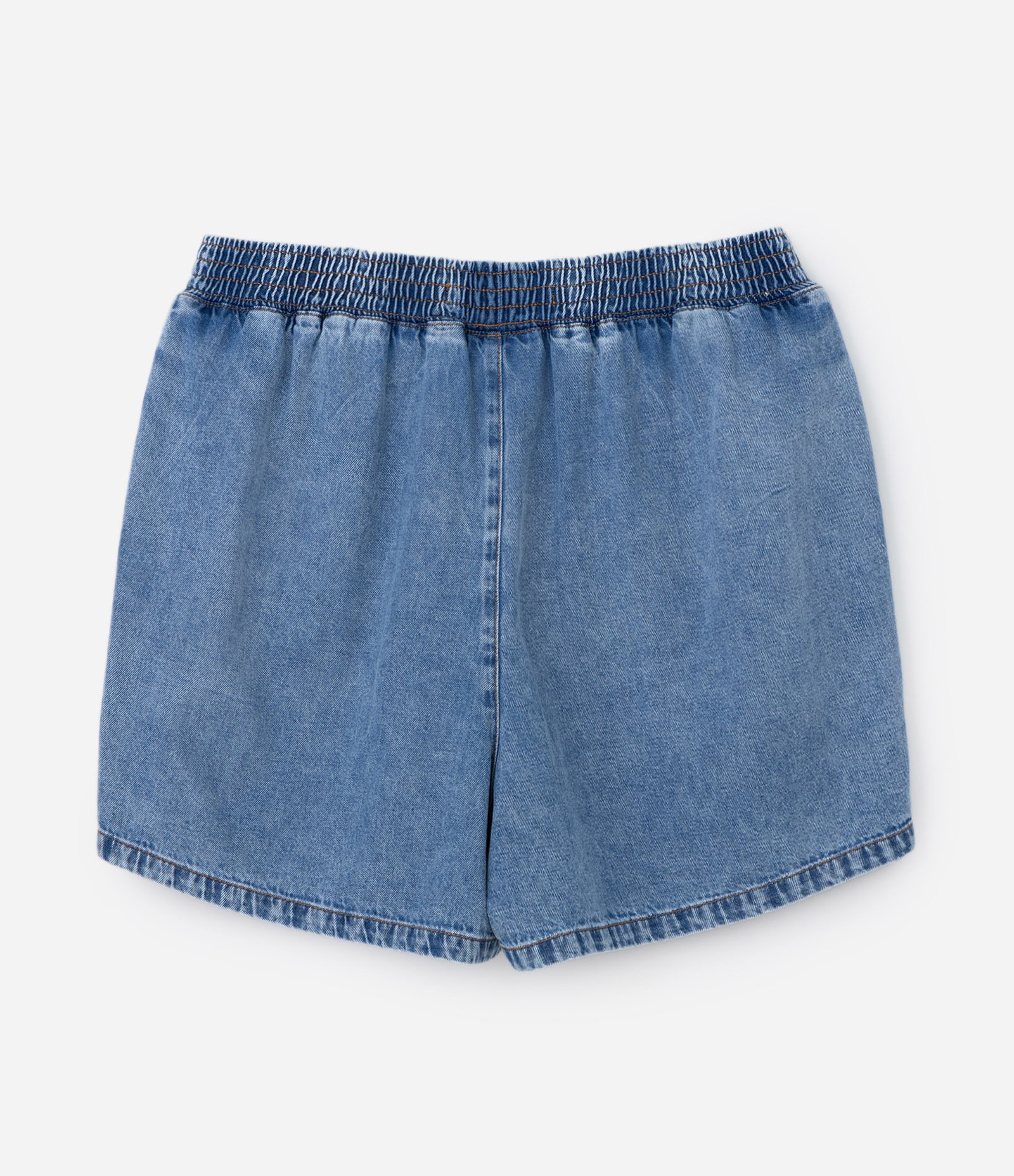 Short Comfy em Jeans com Brilhos Aplicados Curve & Plus Size Azul 6