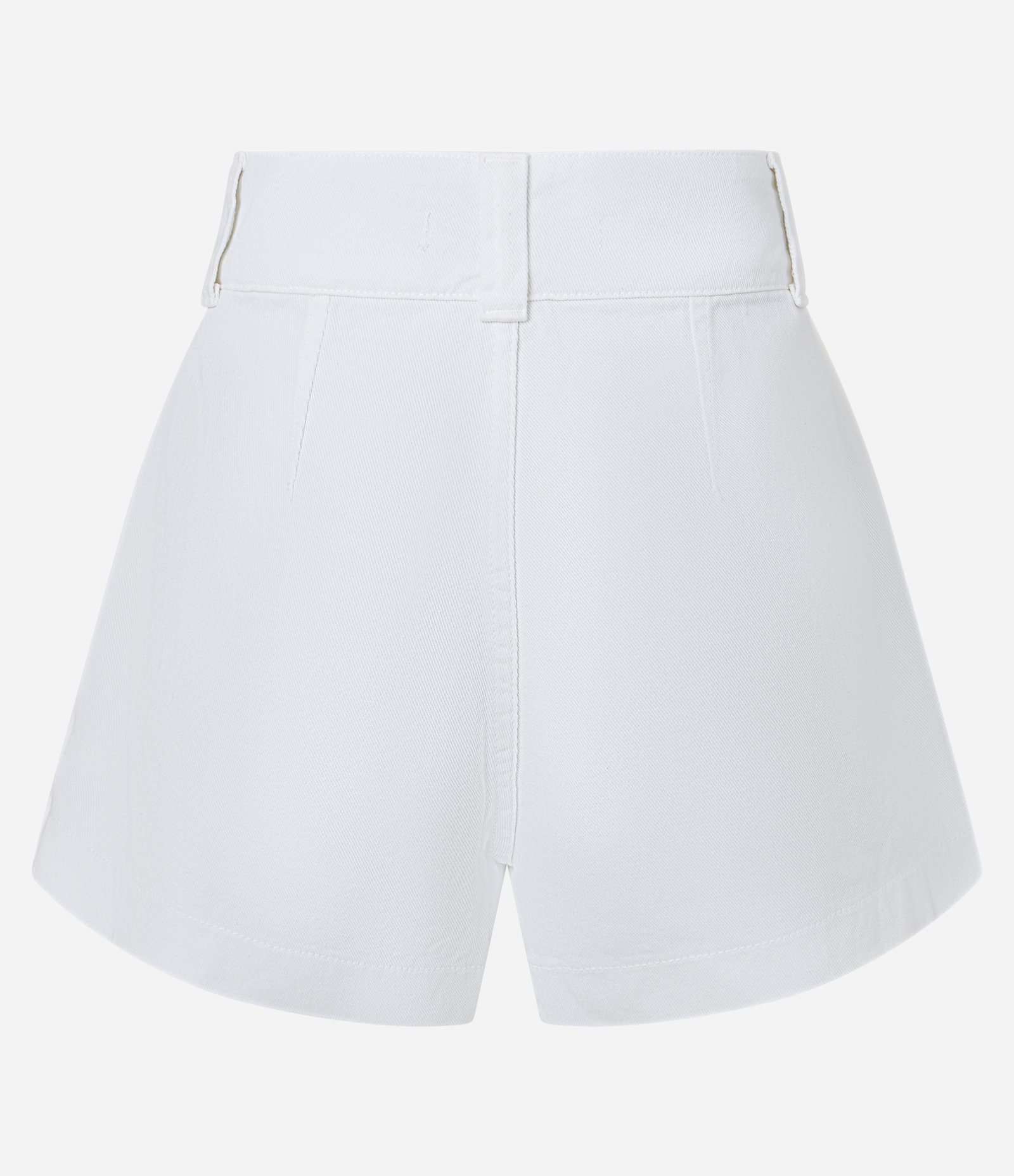 Short Saia em Sarja com Botões Duplos e Bolsos Cargo Branco 6