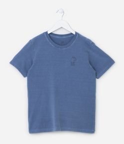 Camiseta Infantil em Algodão Estampa Capivara - Tam 5 a 14 anos