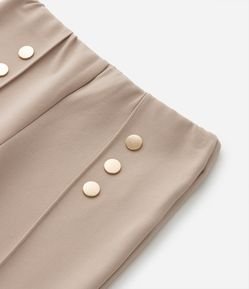 Calça Infantil em Ponto Roma com Detalhes de Botões - Tam 5 a 14 Anos