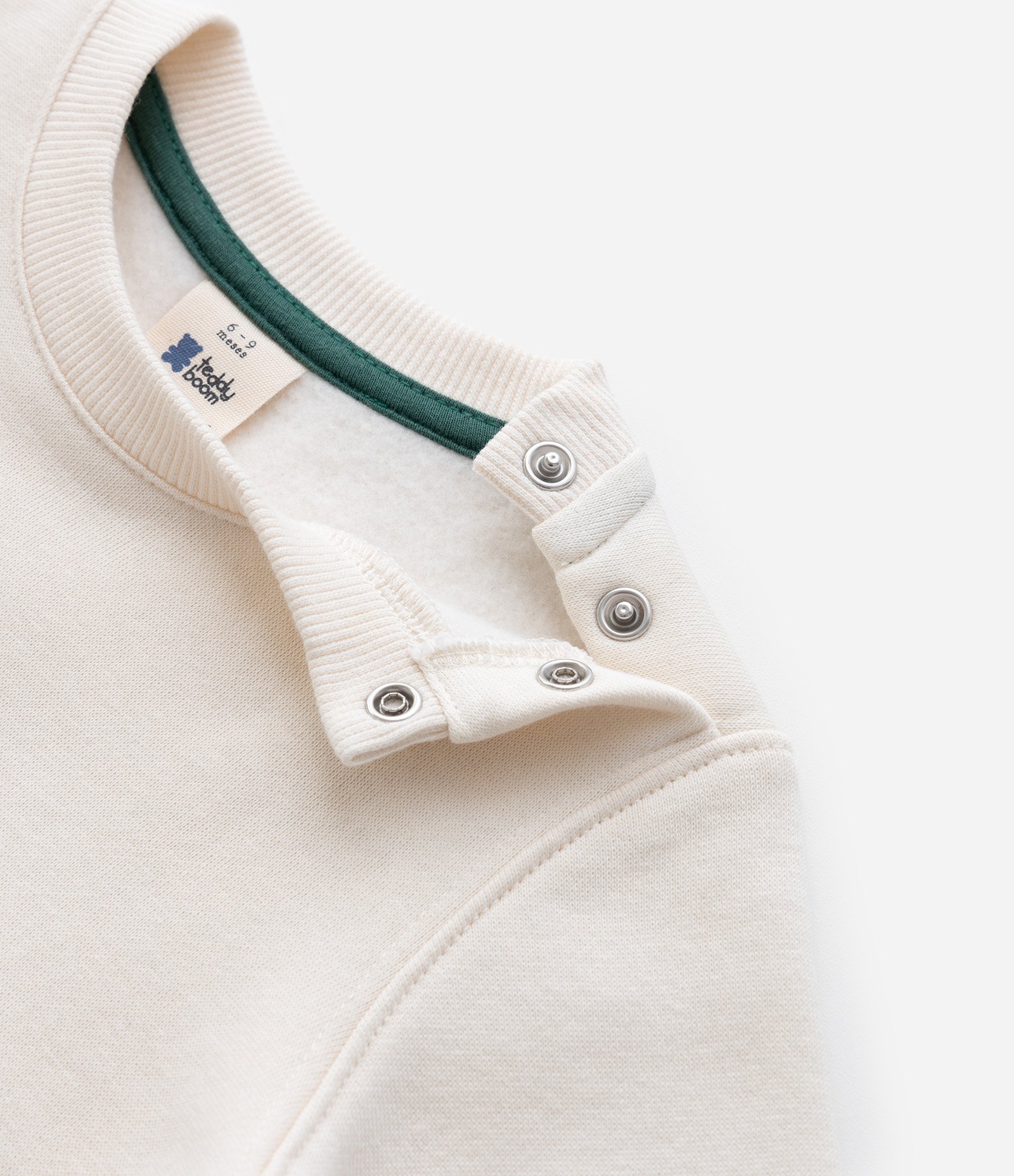 Blusão Infantil Quentinho com Estampa Ursinho - Tam 0 a 18 meses Bege 5