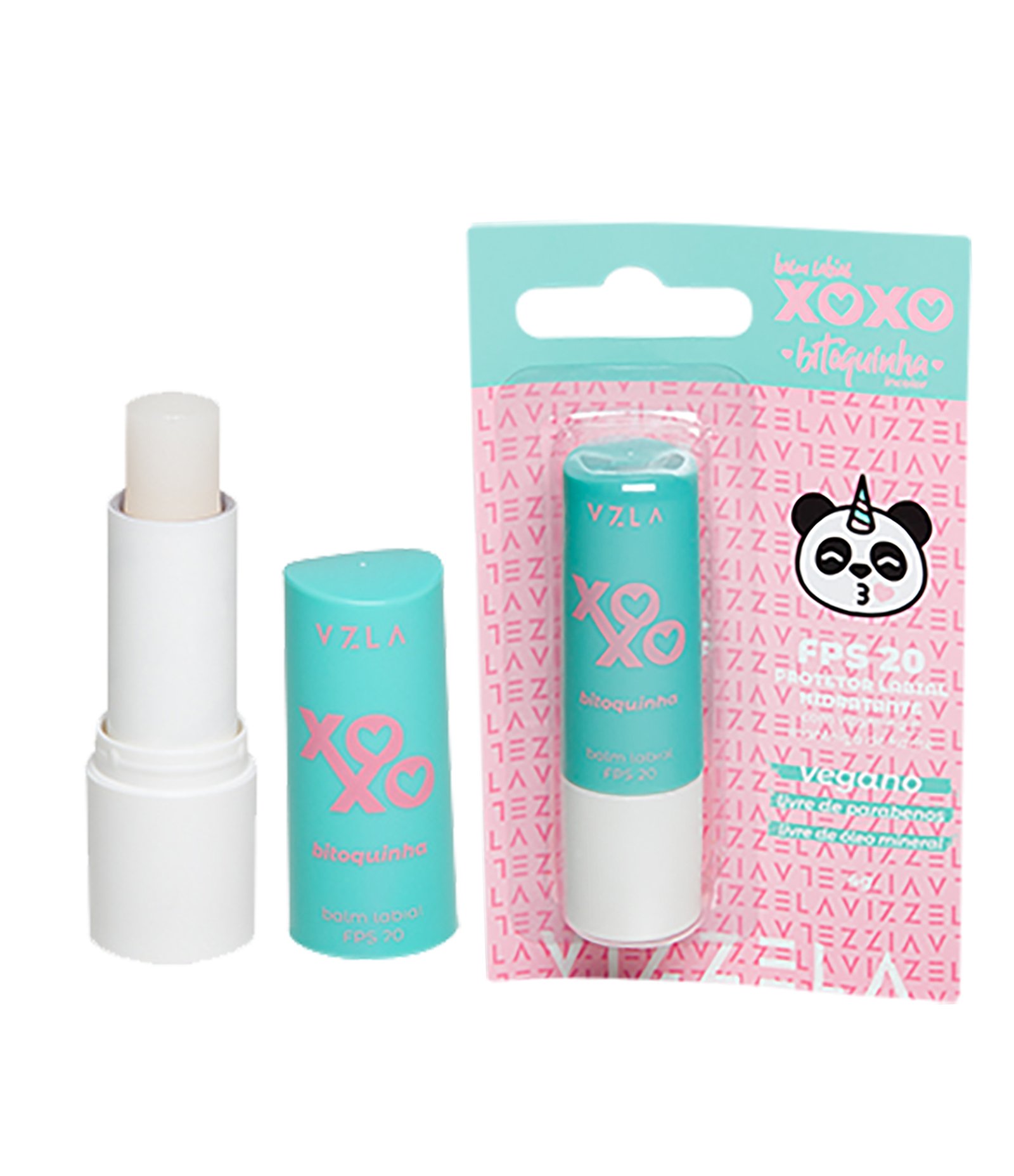 Balm Labial Xoxo FPS 20 Vizzela  Bitoquinha 1
