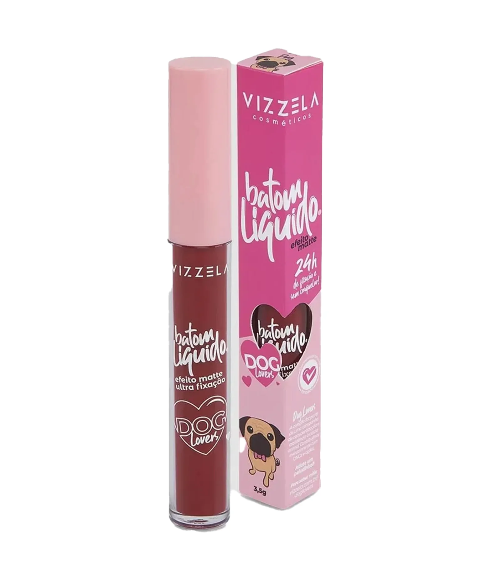 Batom Líquido Vizzela  10 - Pug 2