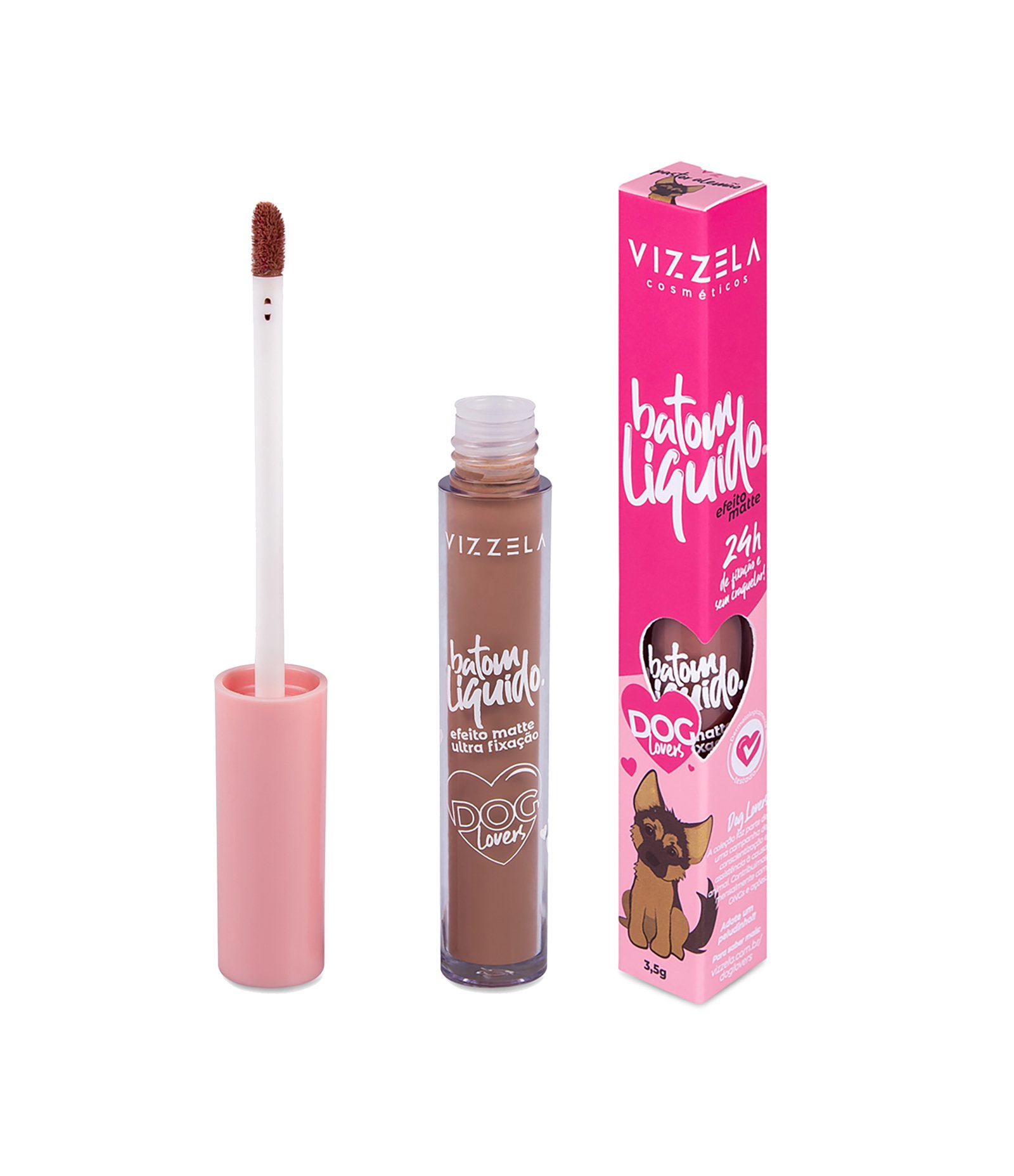 Batom Líquido Vizzela  14 - Pastor Alemão 2