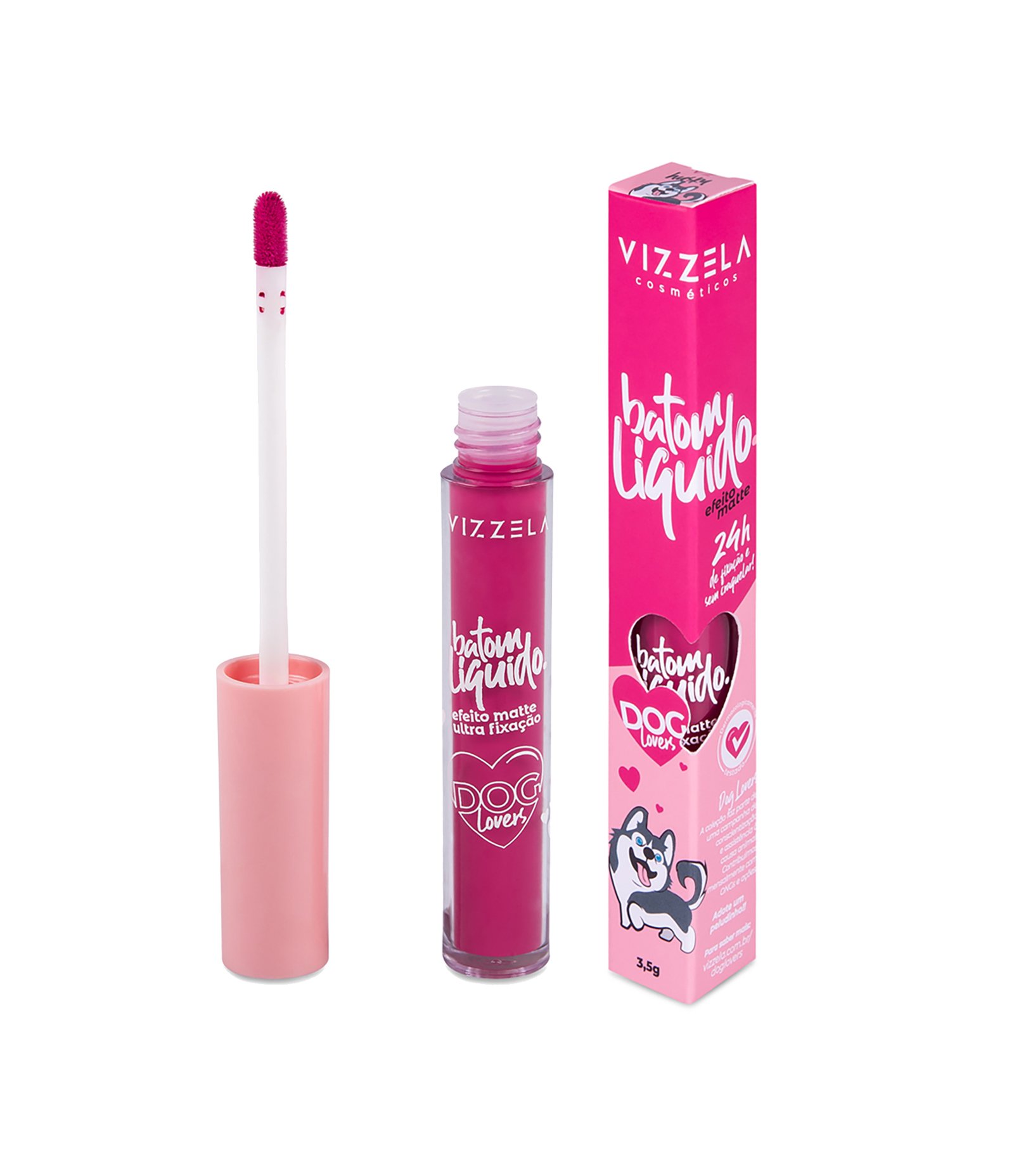 Batom Líquido Vizzela  15 - Husky 2