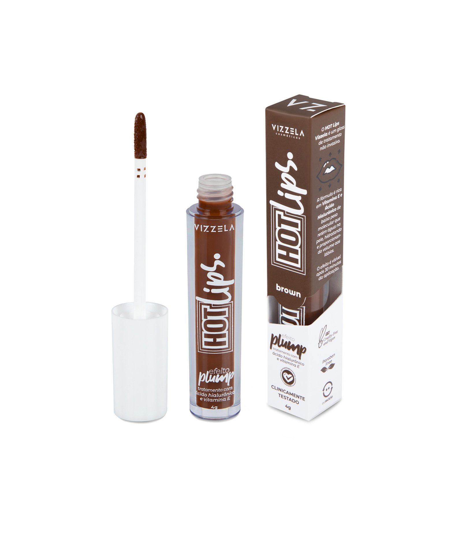 Hot Lips Vizzela Marrom 2