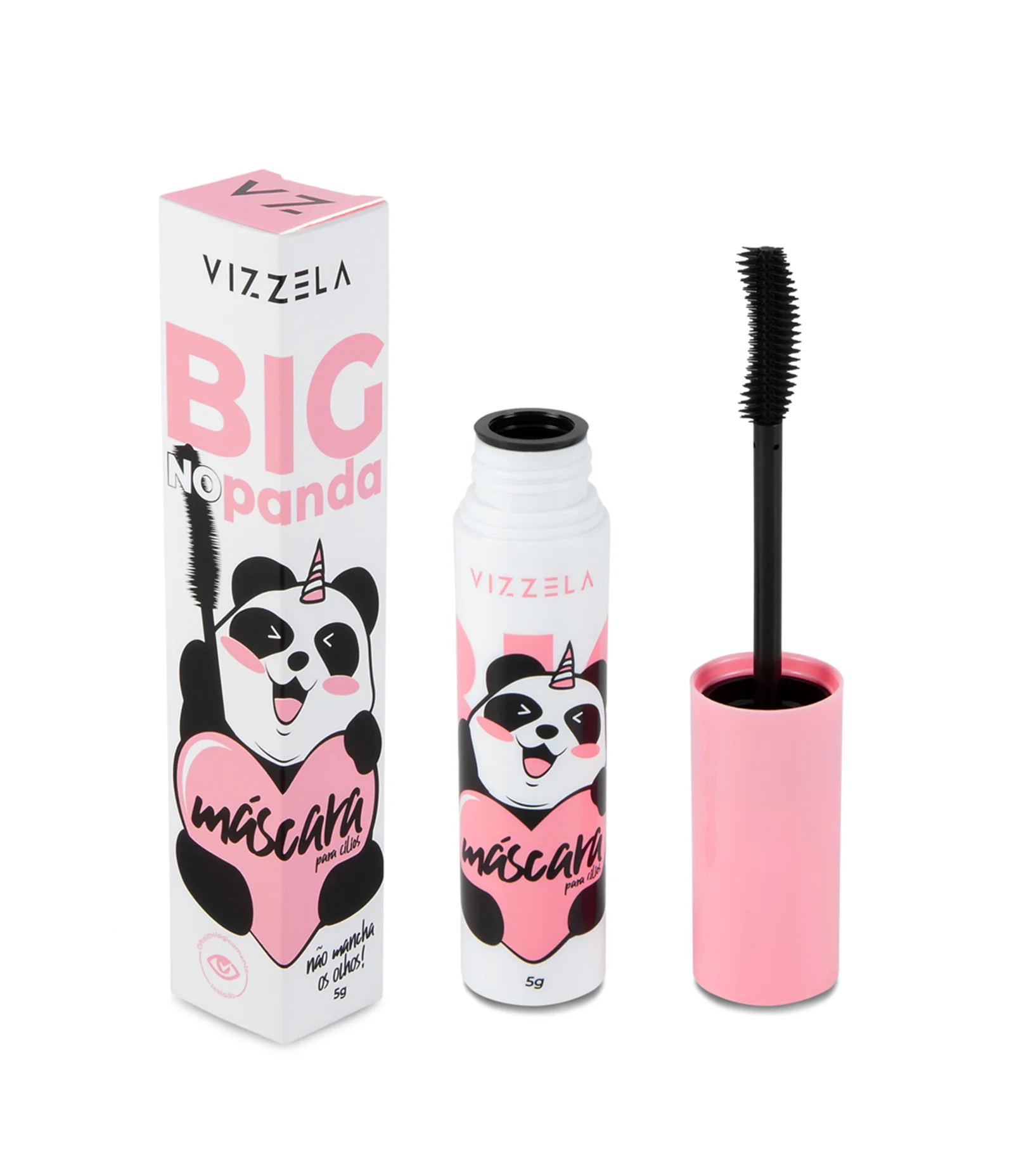 Máscara Para Cílios No Panda Vizzela Preto 2