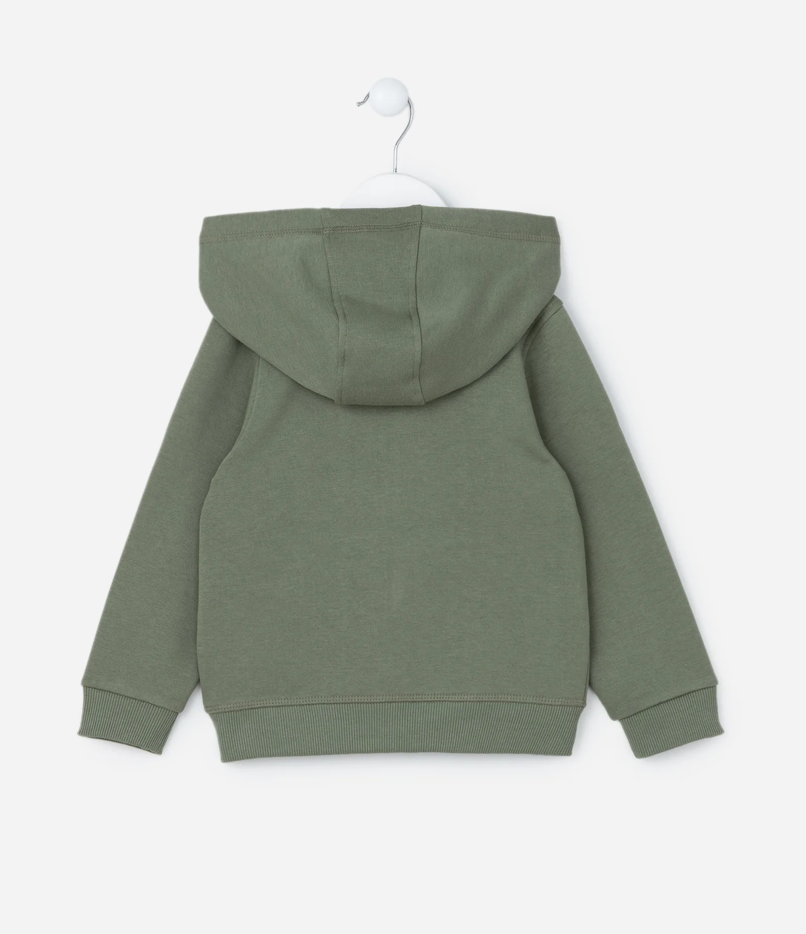 Casaco Infantil Quentinho com Capuz e Bordado 98 - Tam 1 a 6 Anos Verde 2