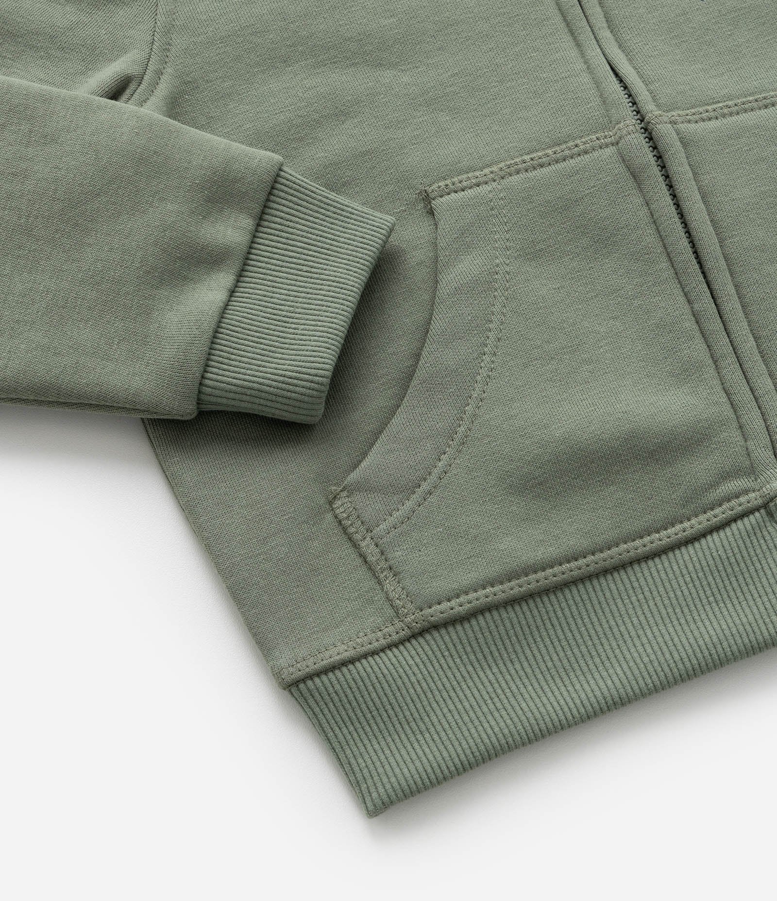 Casaco Infantil Quentinho com Capuz e Bordado 98 - Tam 1 a 6 Anos Verde 4