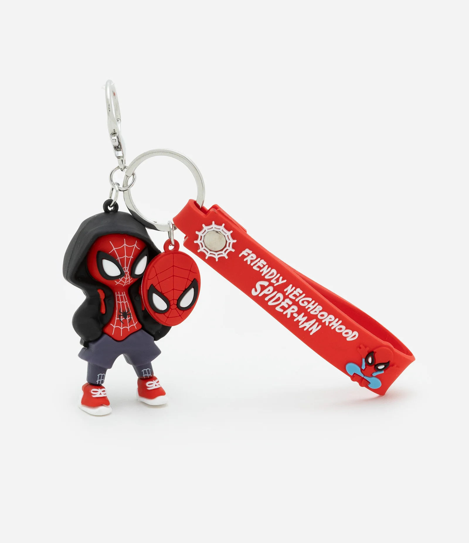Chaveiro Infantil com Estampa do Homem Aranha Spider - Tam Único Vermelho 1