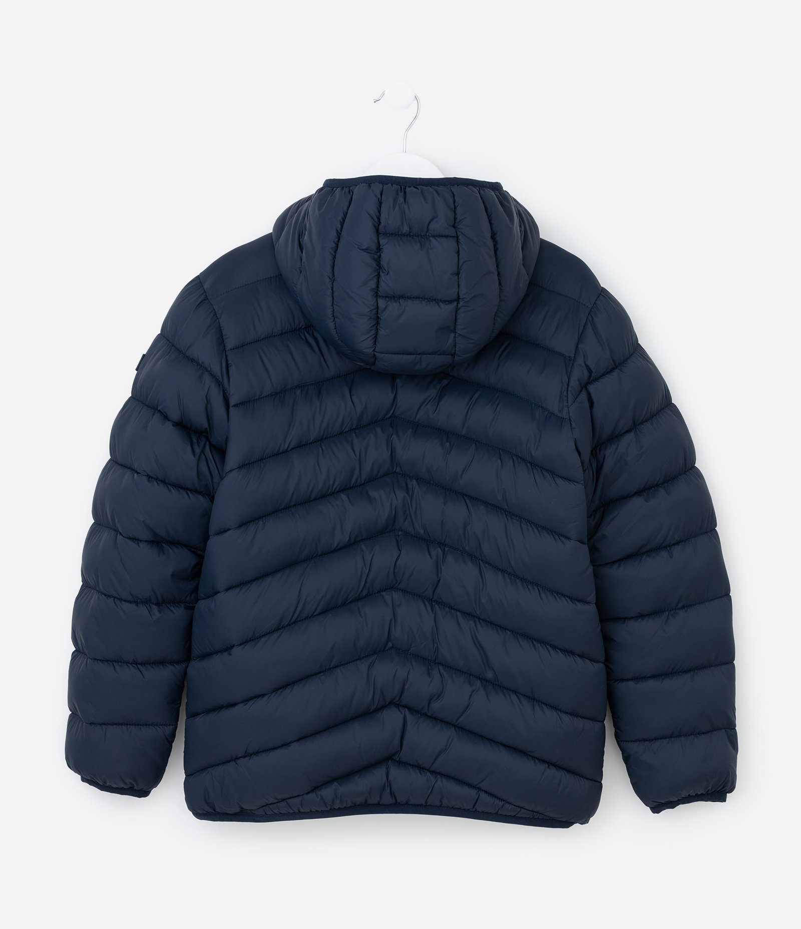 Jaqueta Ultraleve Infantil com Capuz - Tam 5 a 14 Anos Azul 3