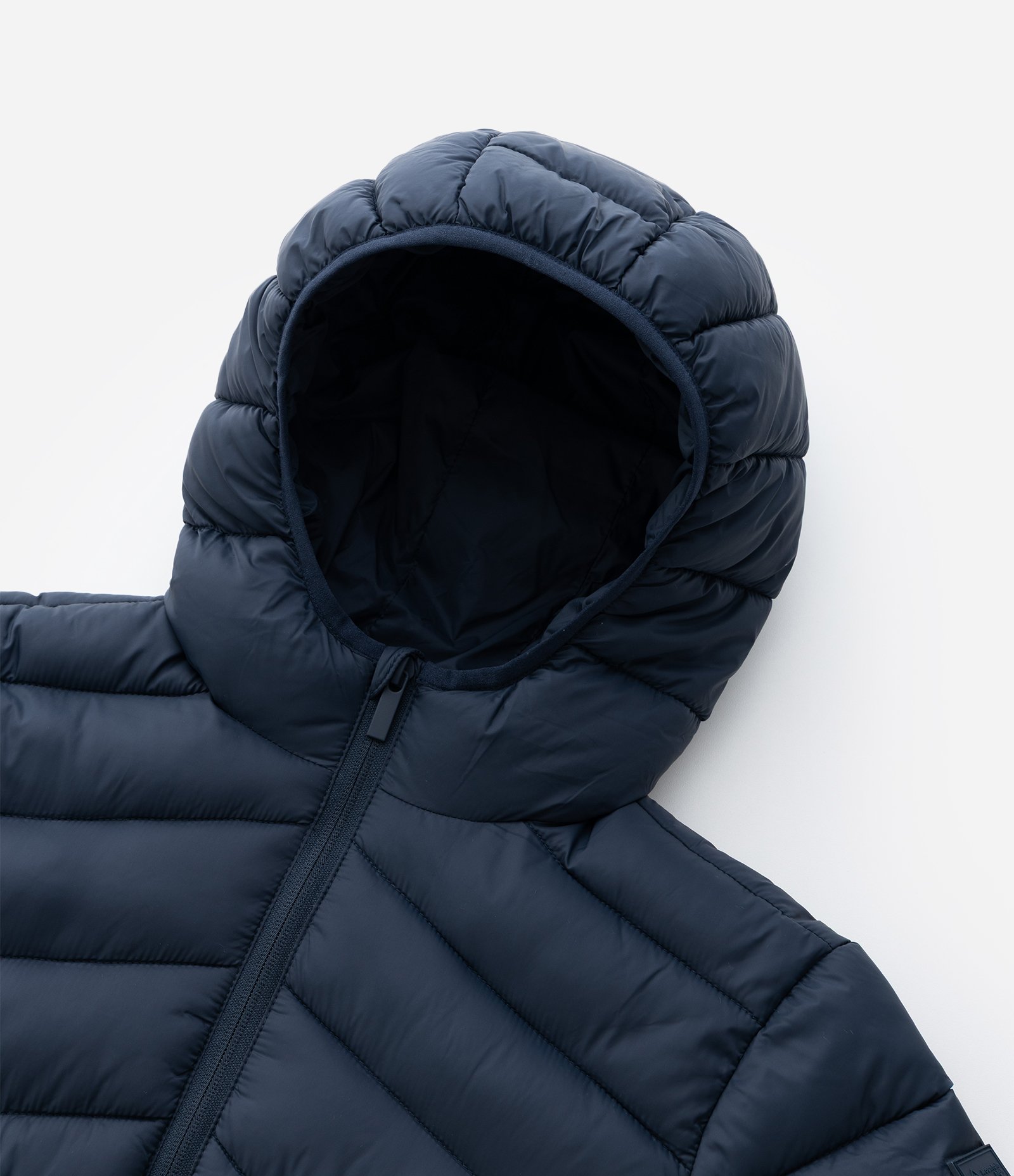 Jaqueta Ultraleve Infantil com Capuz - Tam 5 a 14 Anos Azul 8