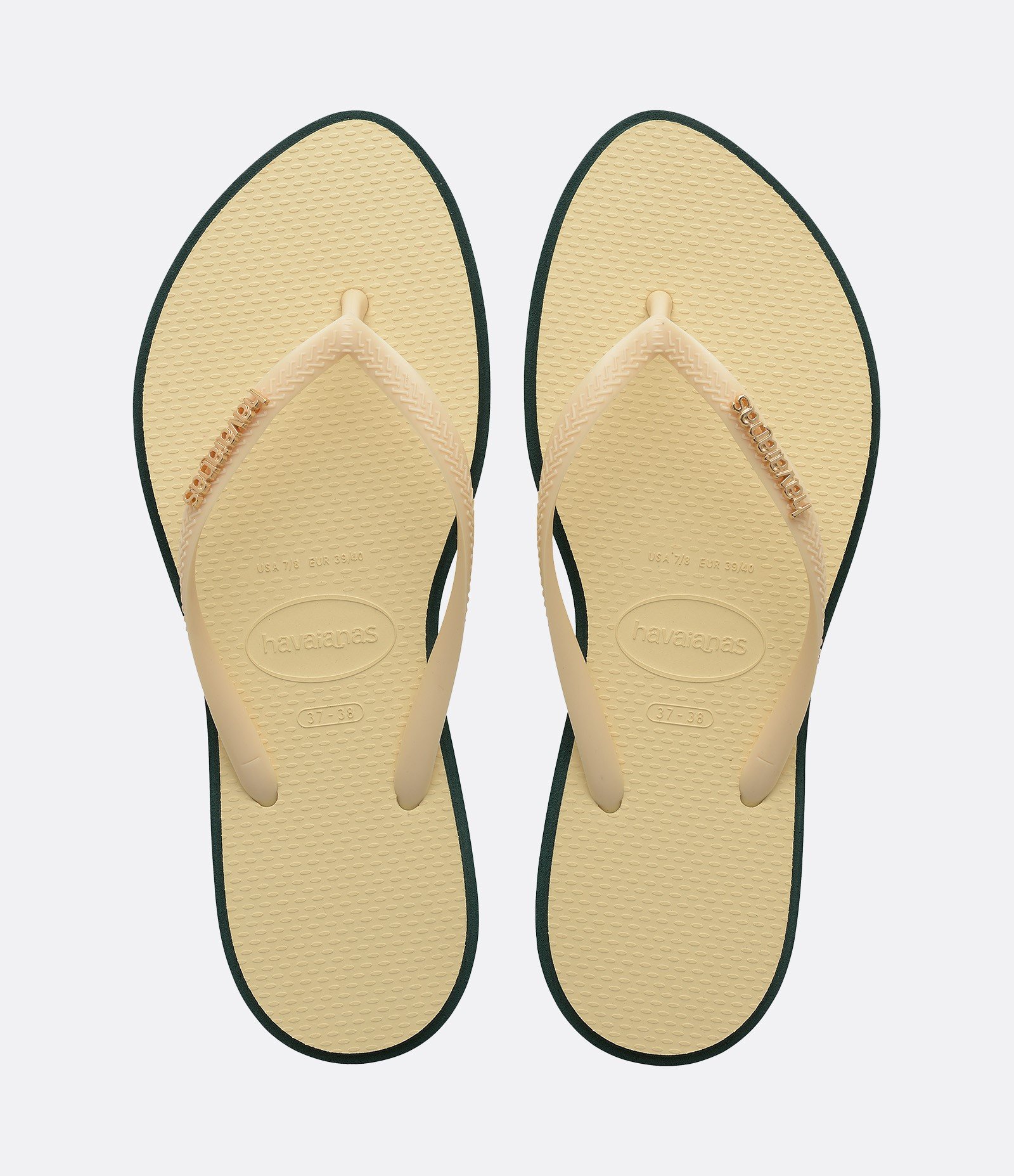 Chinelo Point com Sola Bicolor Havaianas Amarelo 1