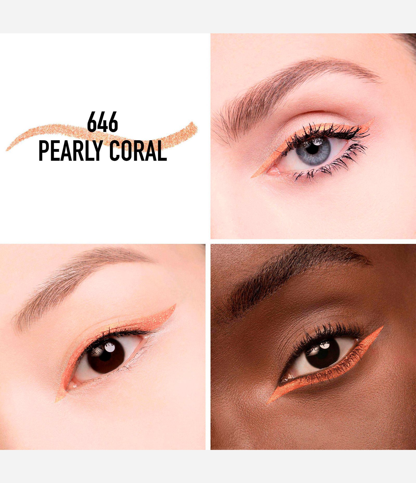 Lápis de Olho Diorshow Stylo 646 Pealy Coral 2