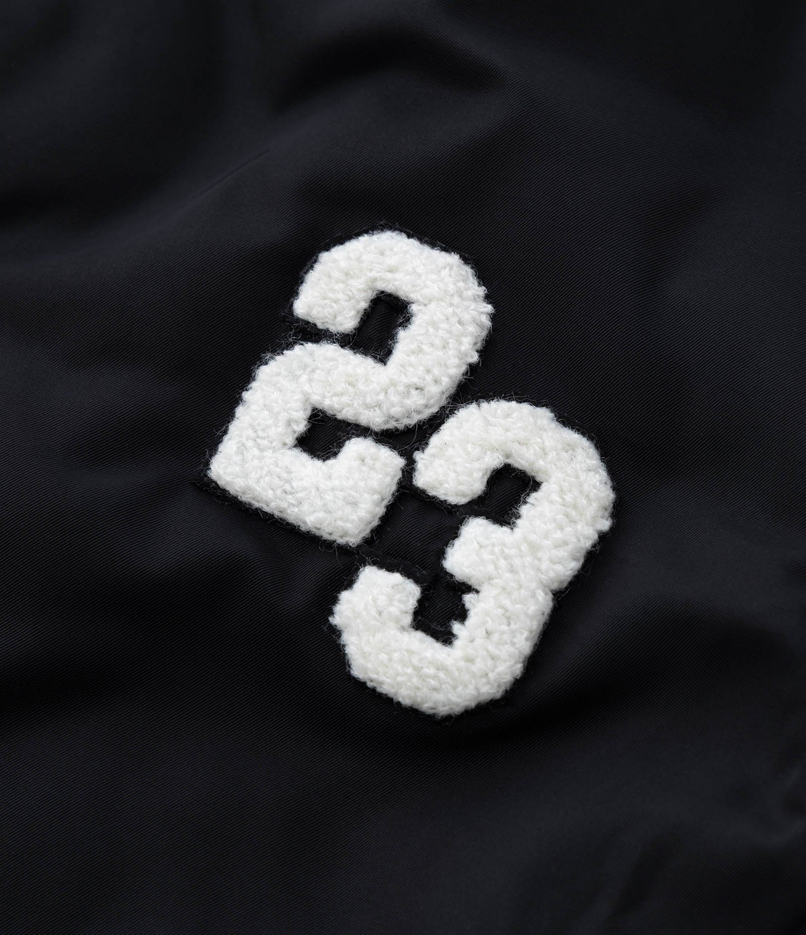 Jaqueta Bomber Infantil com Bordado Frente e Costas - Tam 5 a 14  Anos Preto/Branco 5