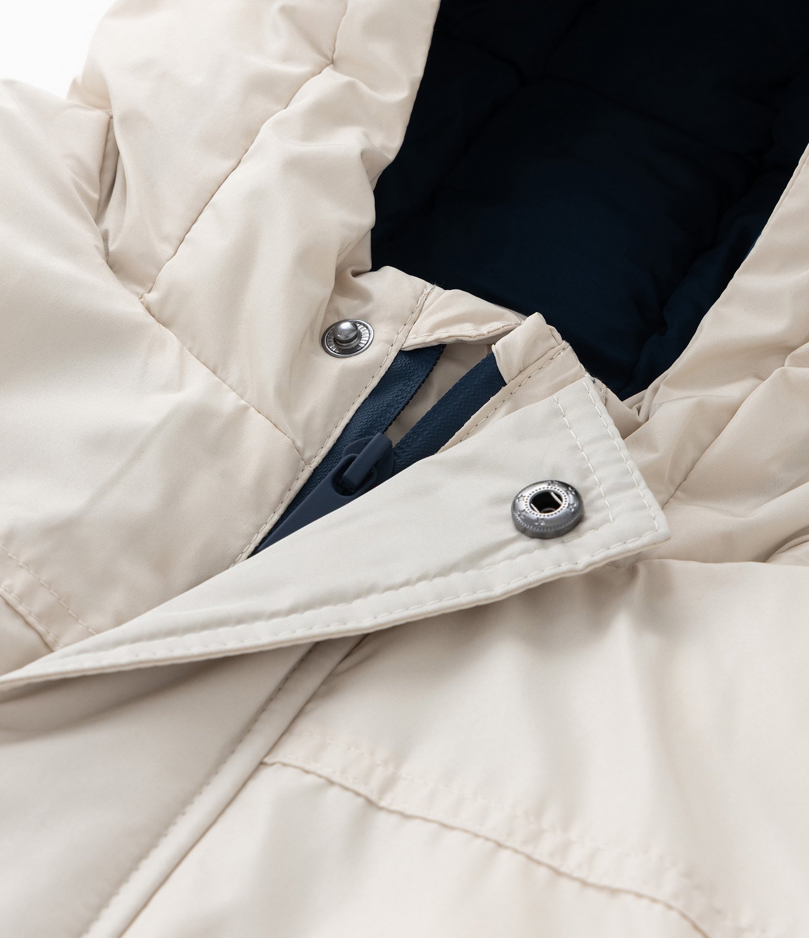 Jaqueta Infantil em Microfibra com Bolsos - Tam 5 a 14 Anos Off White 8