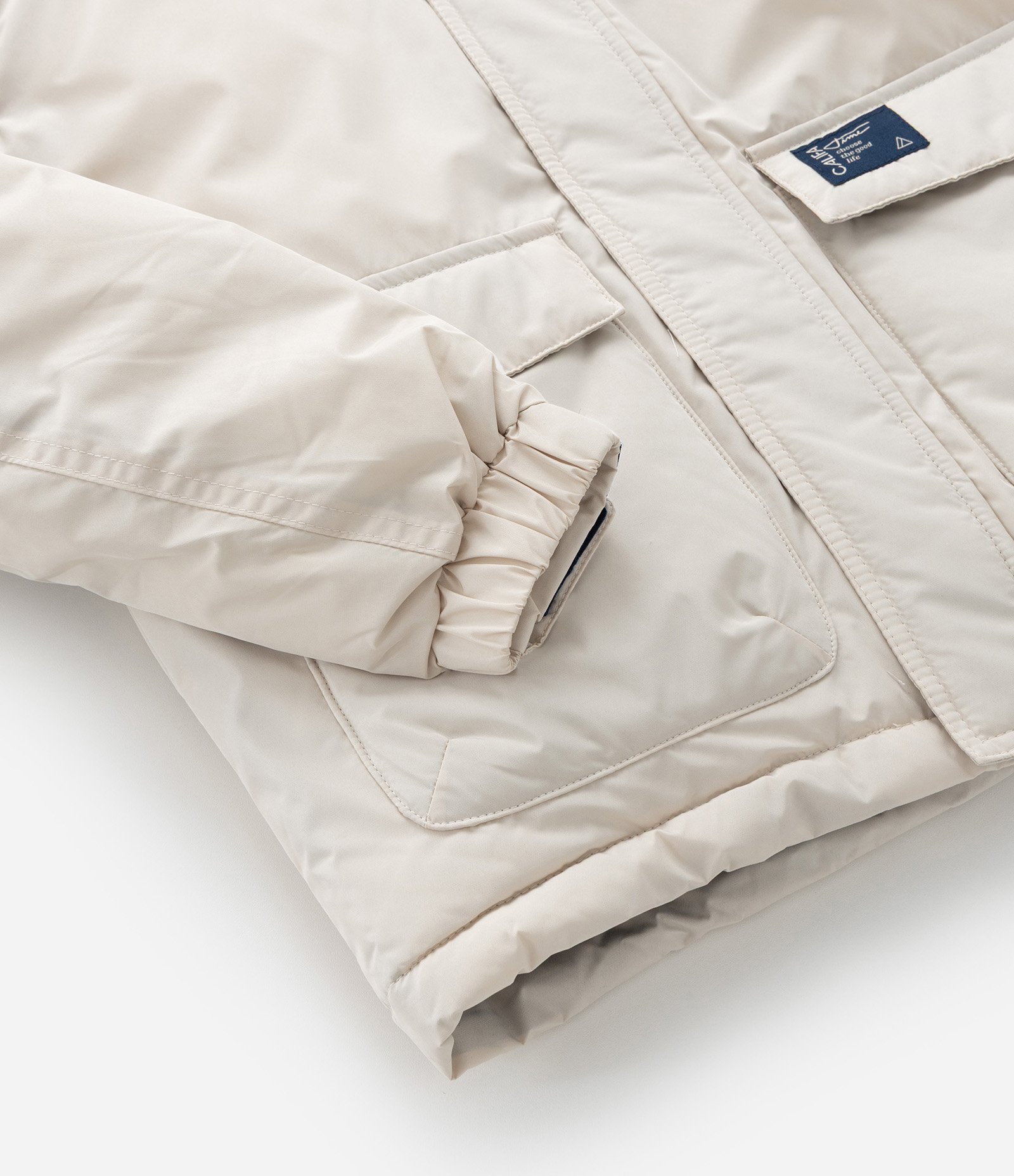 Jaqueta Infantil em Microfibra com Bolsos - Tam 5 a 14 Anos Off White 6