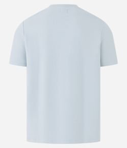 Camiseta Slim em Algodão com Textura Canelada