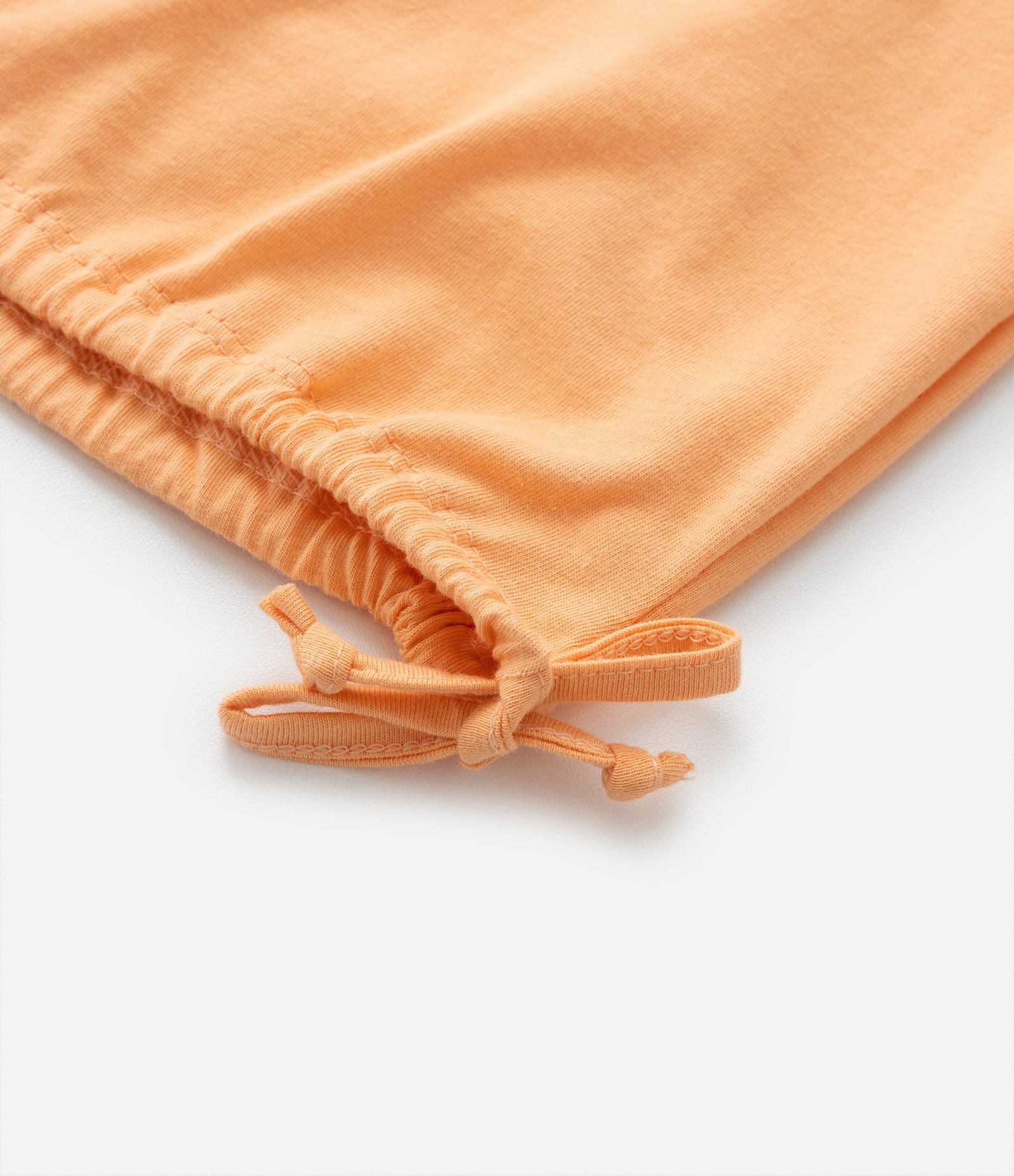 Blusa Curta Infantil com Bordado Ciao - Tam 5 a 14 Anos Laranja 4