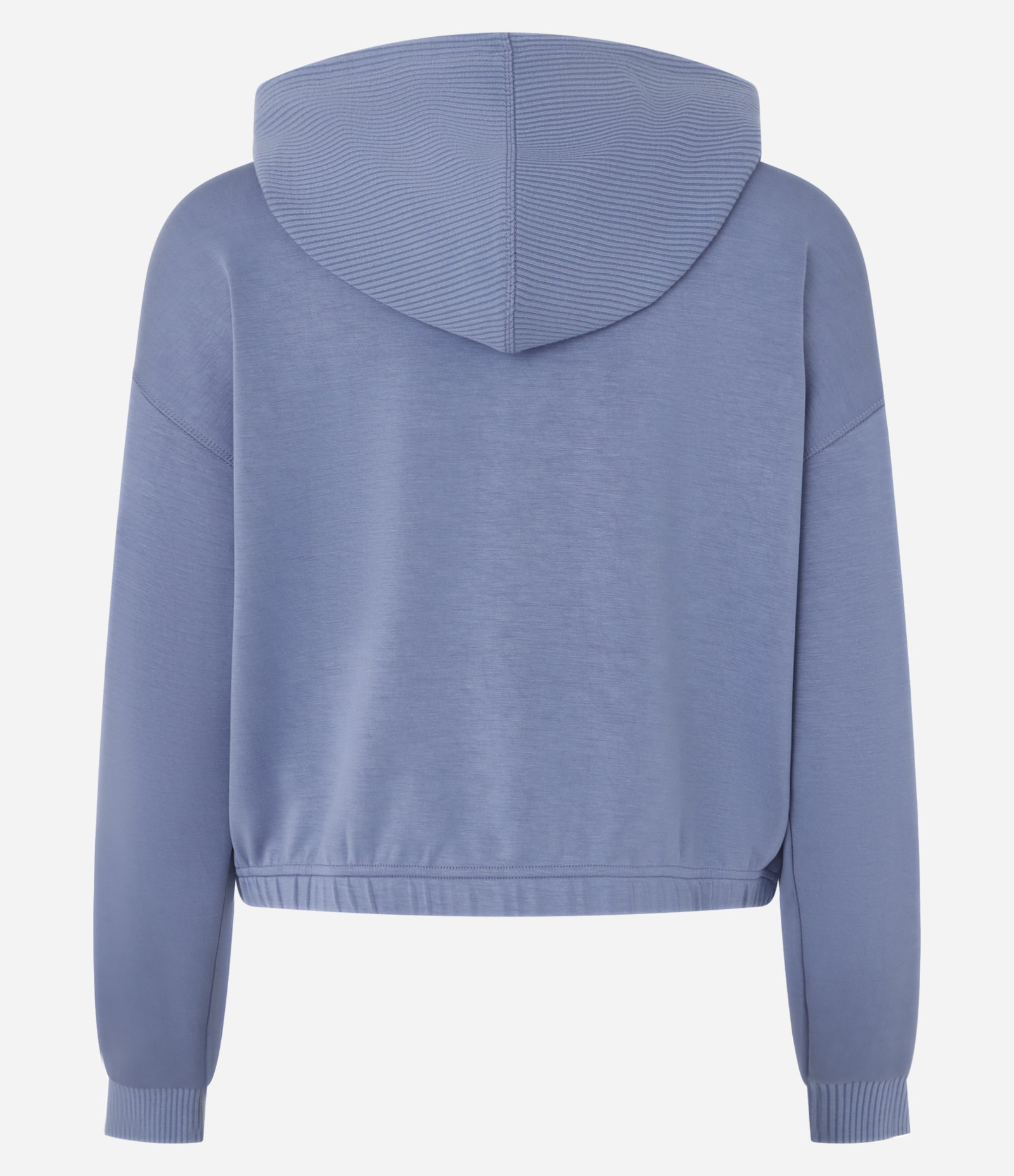 Jaqueta Esportiva em Modal com Capuz e Bolsos Azul 6