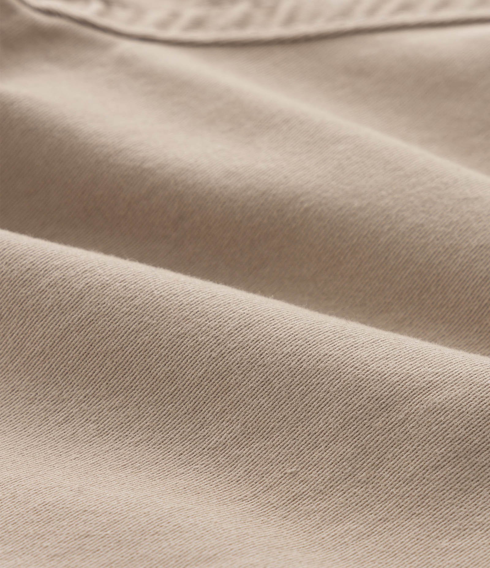 Calça Jogger Infantil em Sarja com Amarração - Tam 5 a 14 Anos Bege 3