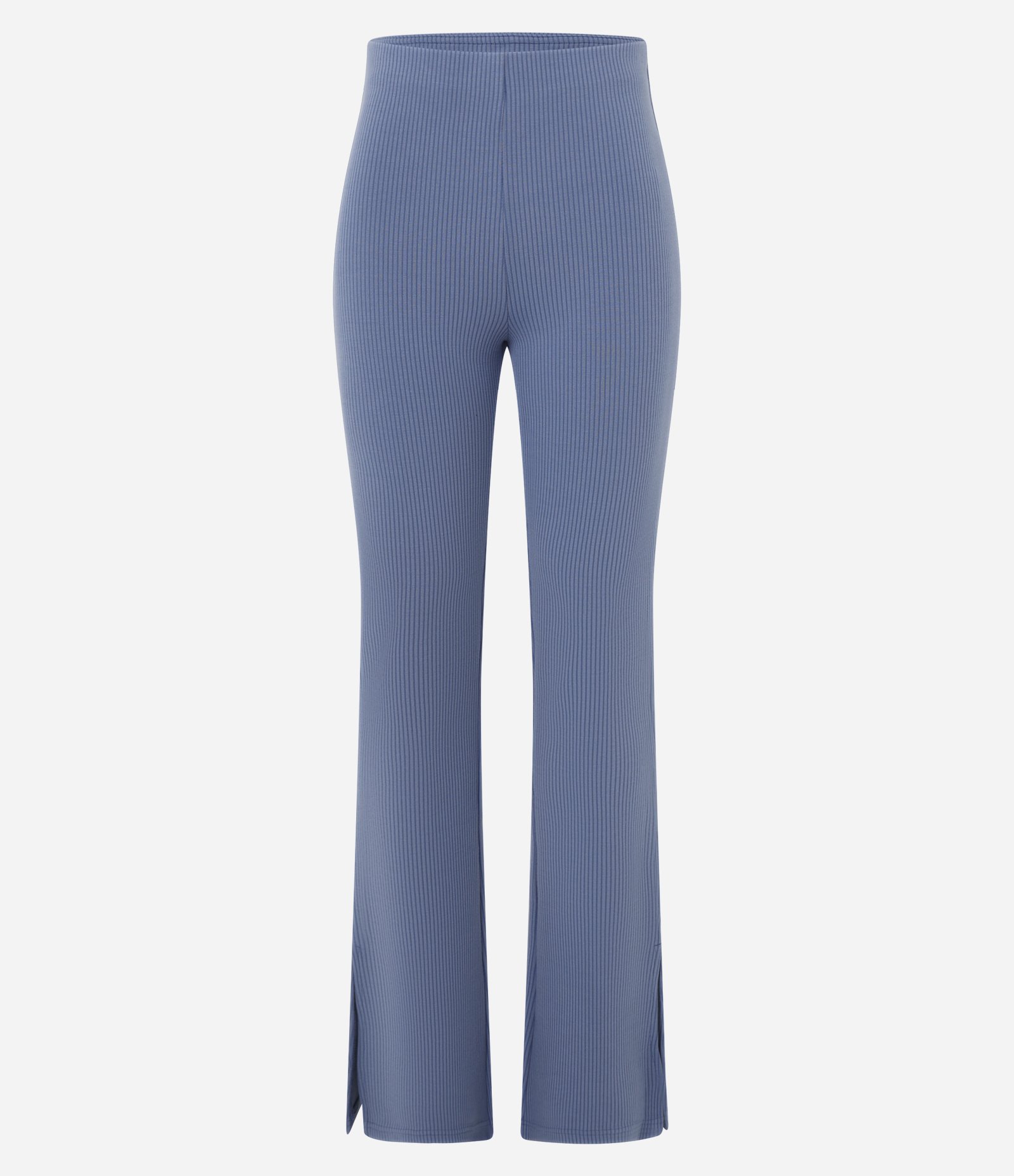 Calça Esportiva em Microfibra com Textura Canelada Azul 5