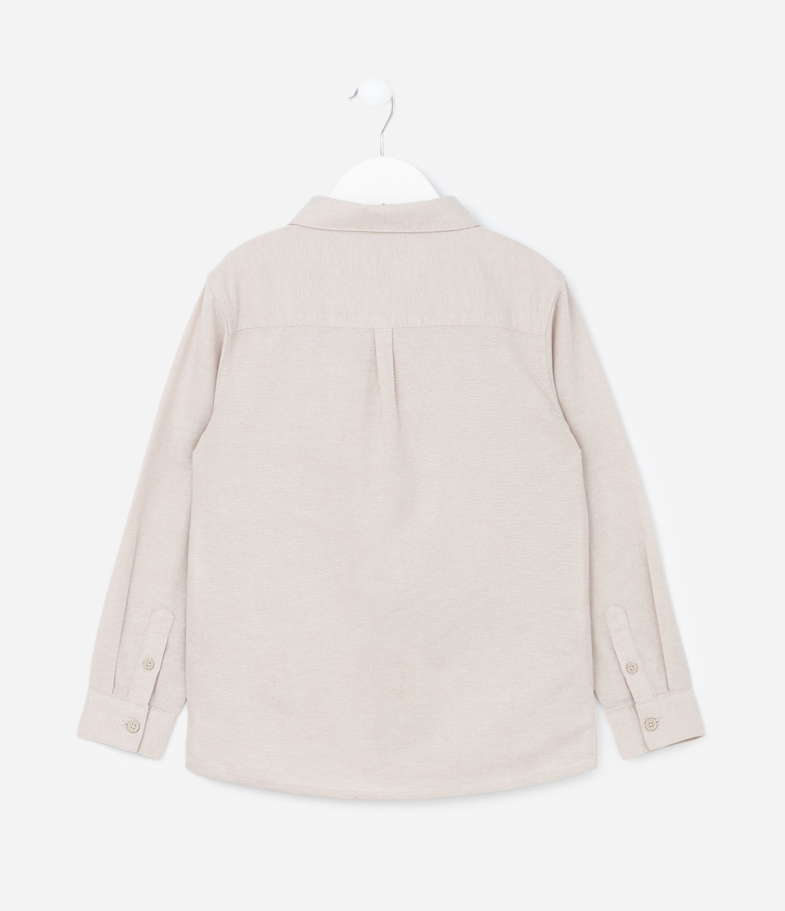 Camisa Básica Infantil em Oxford com Bolso - Tam 1 a 5/6 Anos 2