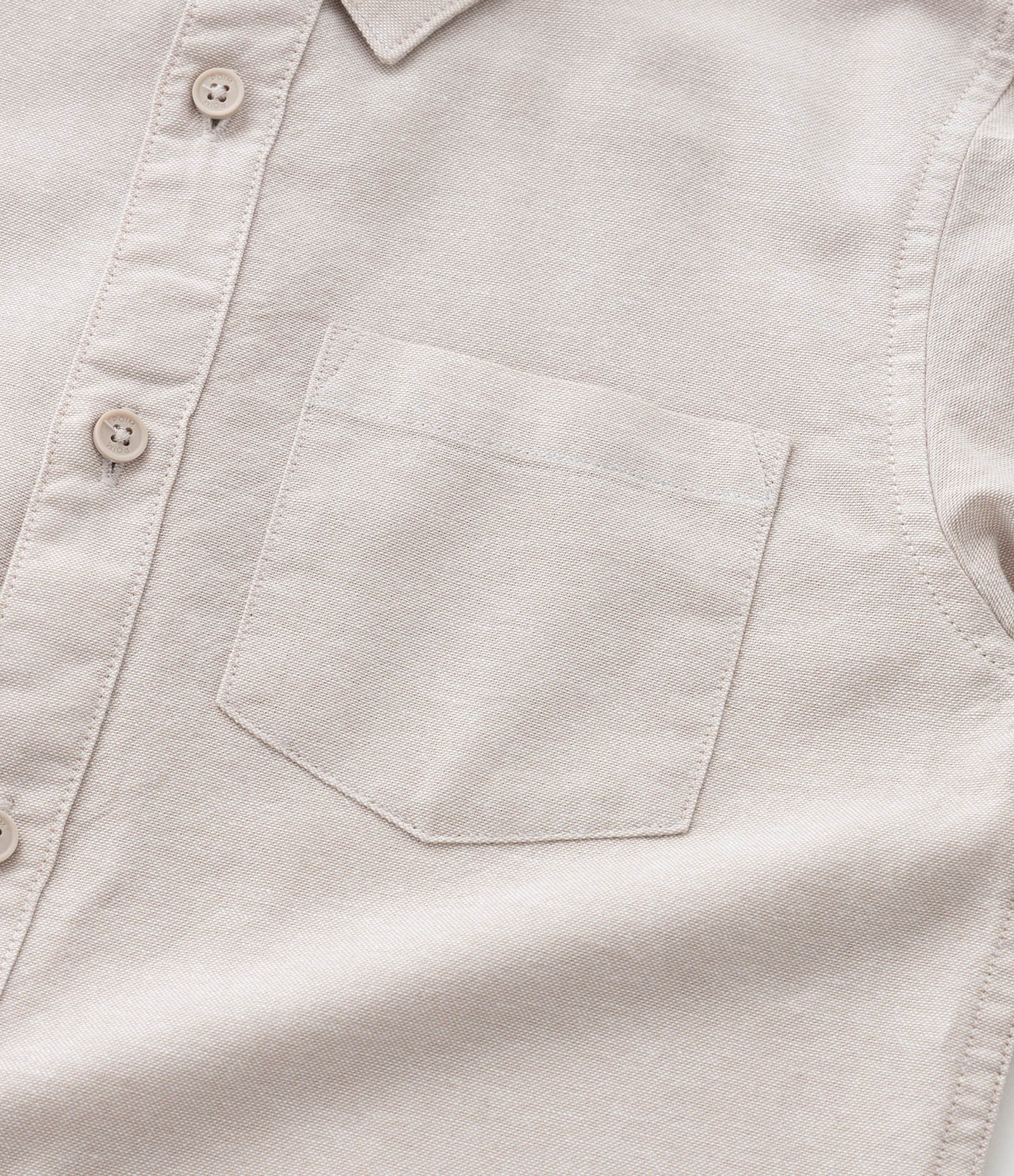 Camisa Básica Infantil em Oxford com Bolso - Tam 1 a 5/6 Anos 5
