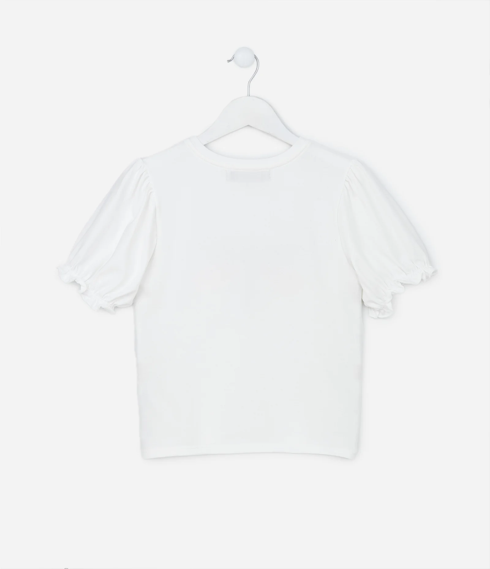 Blusa Infantil com Bordado de Libélula - Tam 5 a 14 Anos Branco Neve 2