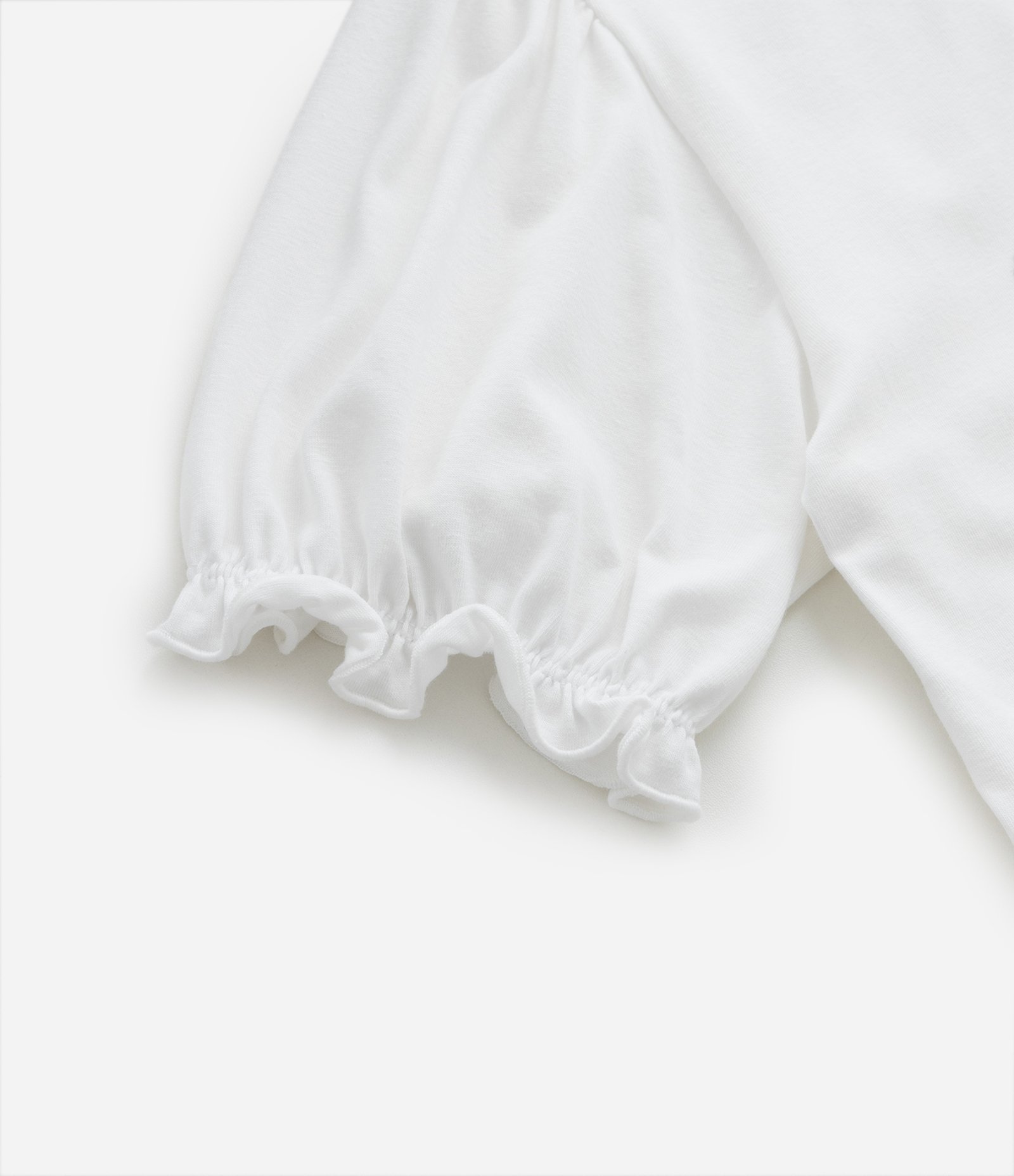 Blusa Infantil com Bordado de Libélula - Tam 5 a 14 Anos Branco Neve 3