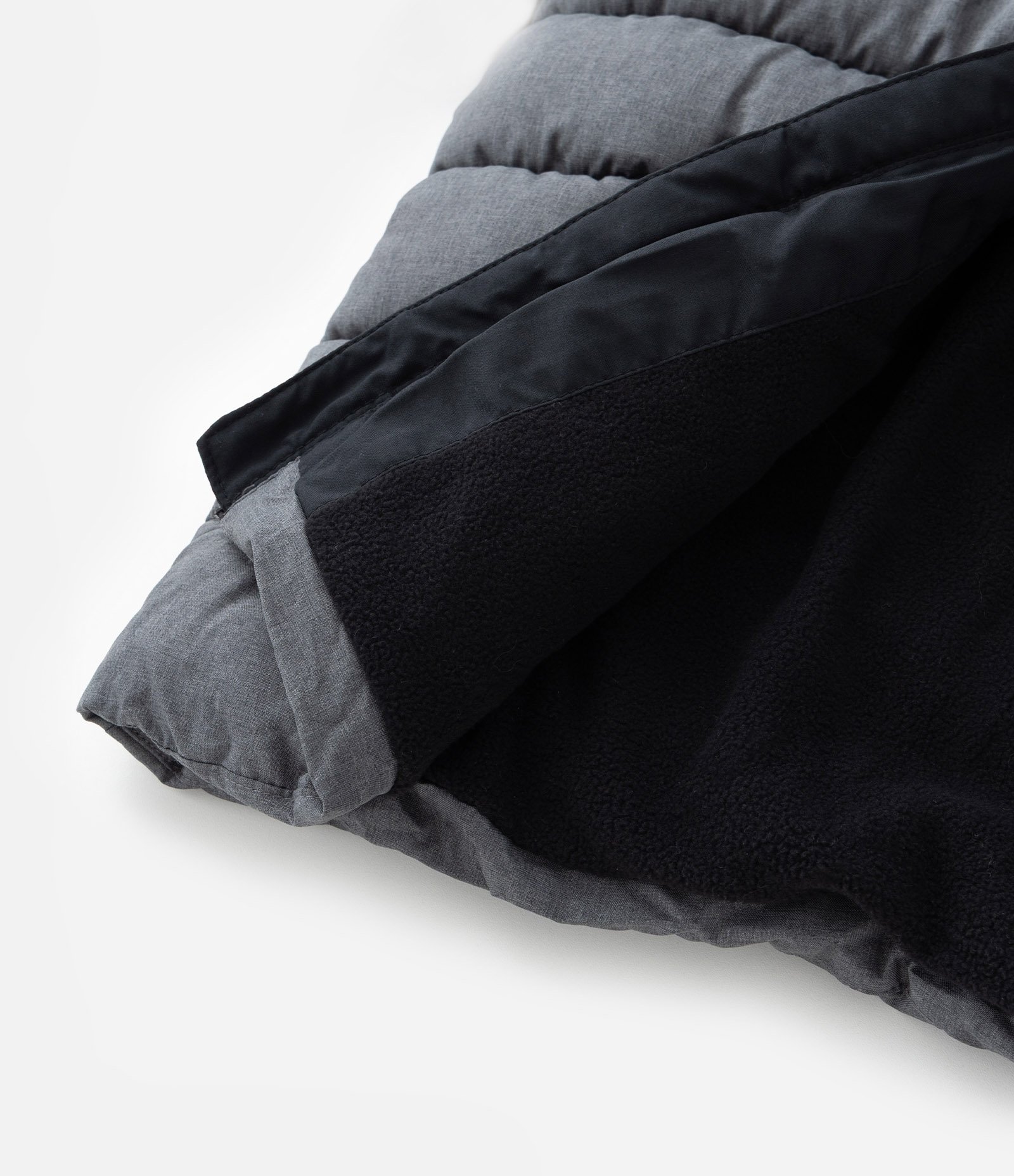 Jaqueta Infantil em Microfibra com Recortes - Tam 5 a 14 Anos Preto/Cinza 6