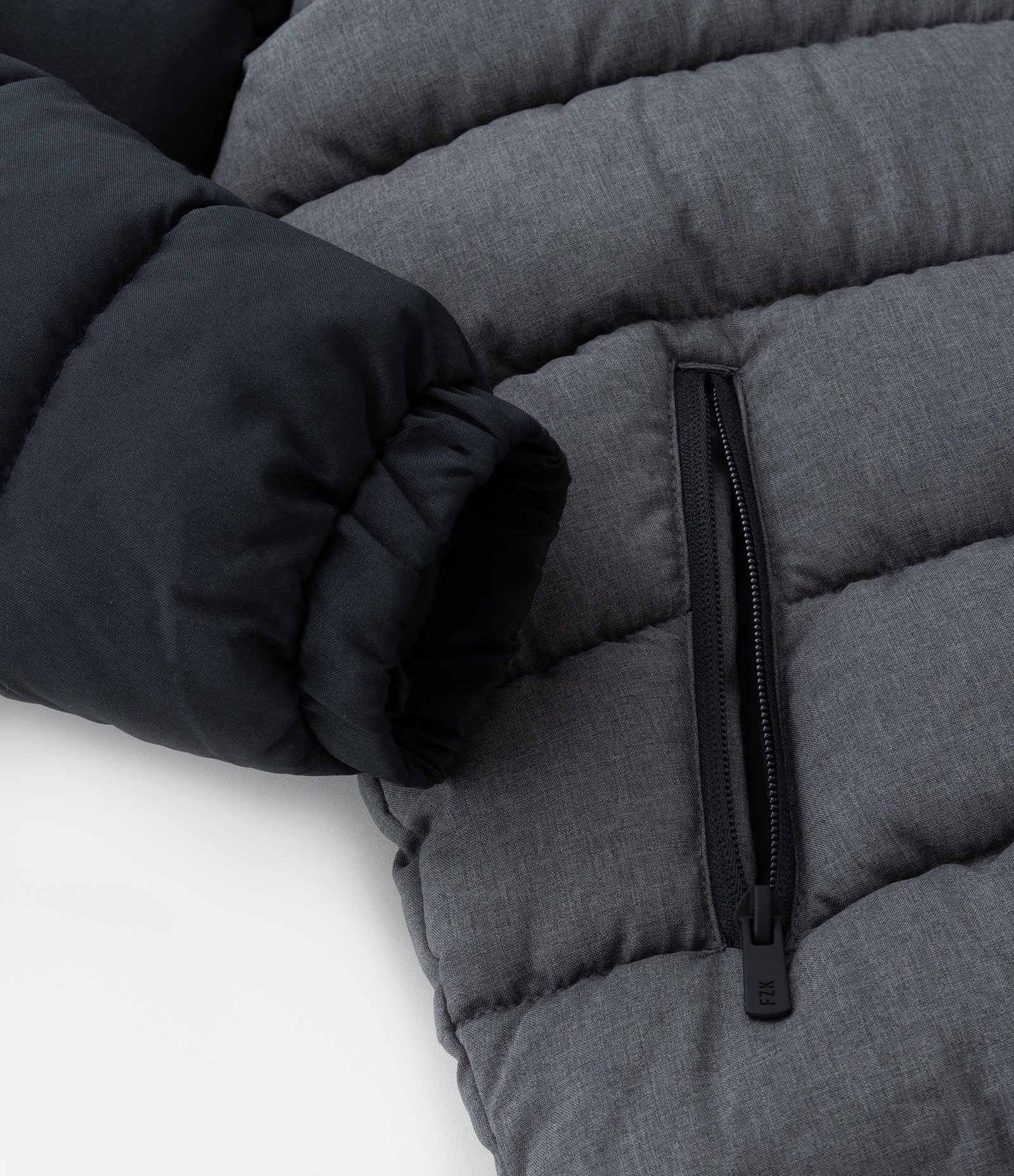 Jaqueta Infantil em Microfibra com Recortes - Tam 5 a 14 Anos Preto/Cinza 7