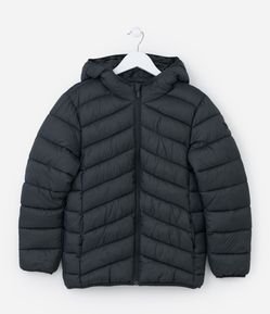 Jaqueta Ultraleve Infantil com Capuz - Tam 5 a 14 Anos