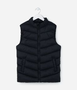 Colete Básico Infantil em Microfibra Leve - Tam 5 a 14 Anos