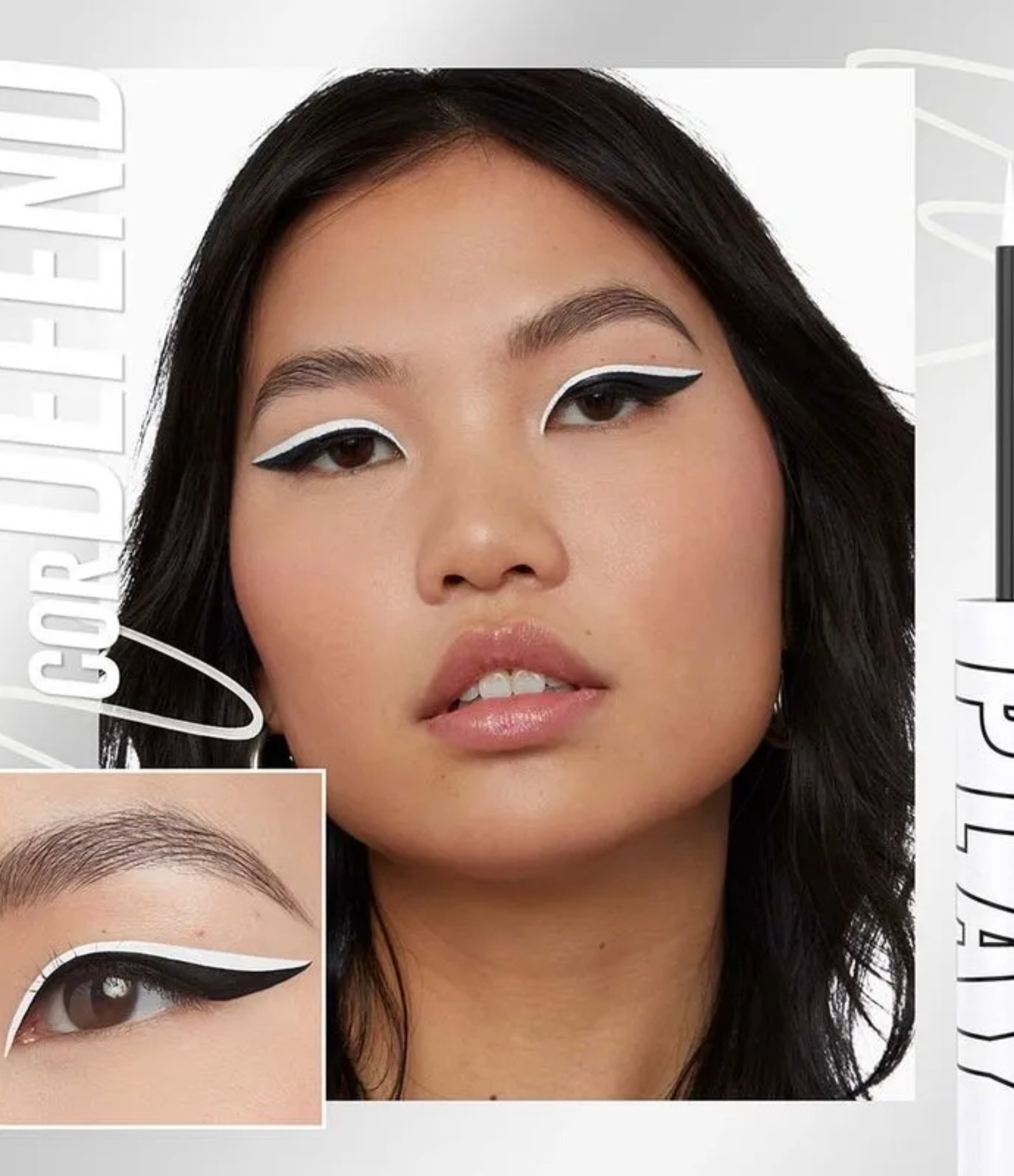 Delineador Maybelline Tattoo Liner Play  Branco 2