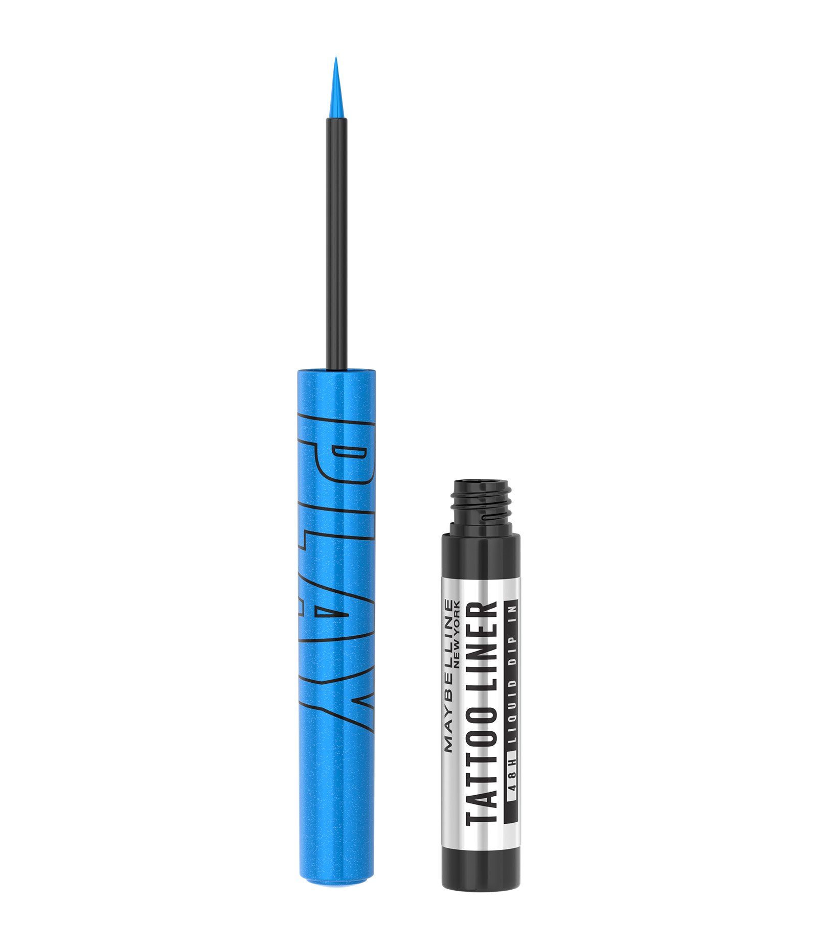 Delineador Maybelline Tattoo Liner Play  Azul Metalico 1