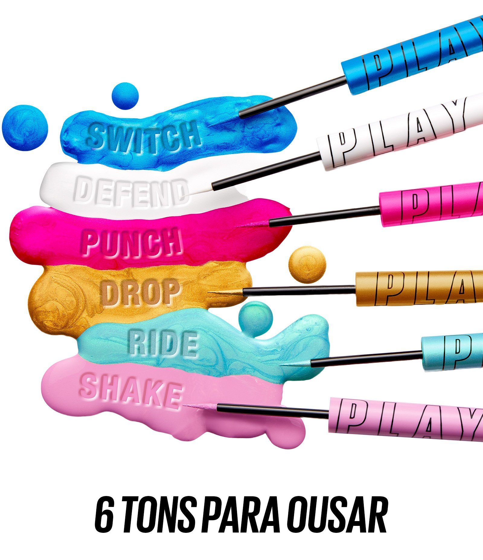 Delineador Maybelline Tattoo Liner Play  Azul Metalico 3