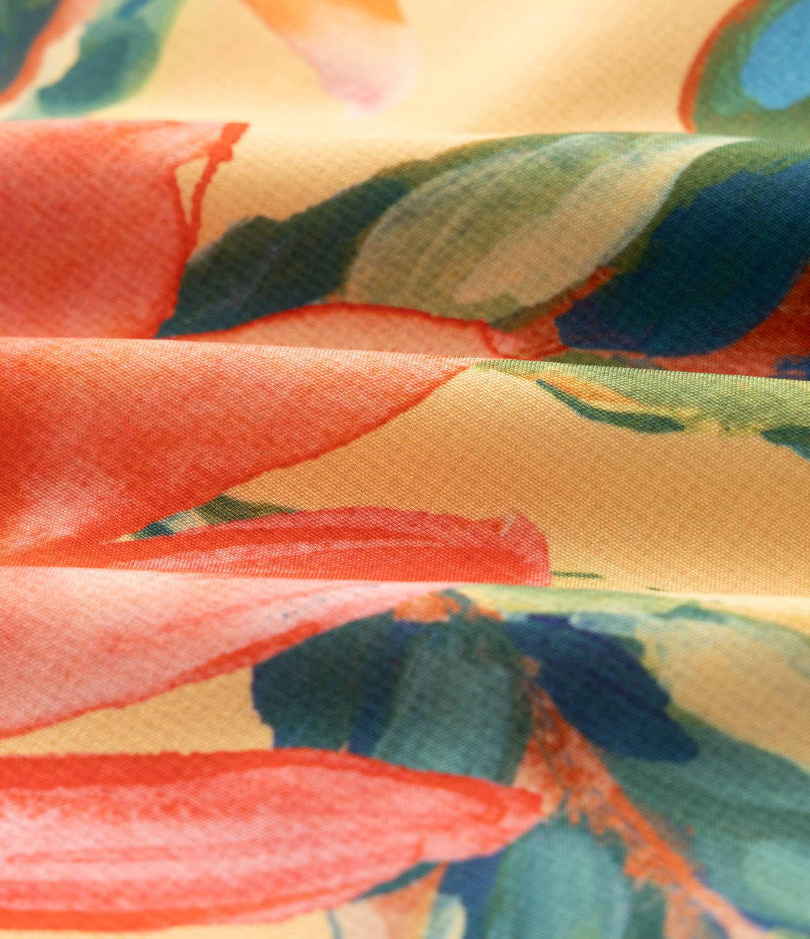 Bermuda em Microfibra com Estampa Floral com Pássaros Multicores 8