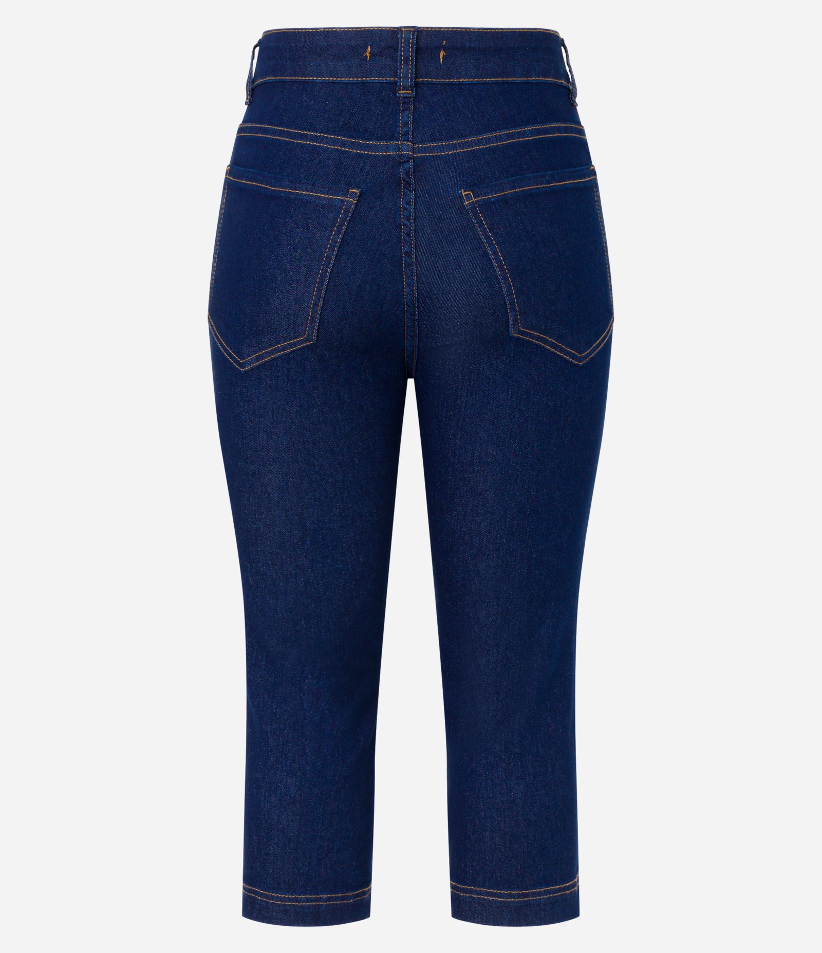 Calça Capri em Jeans com Elastano Azul 6