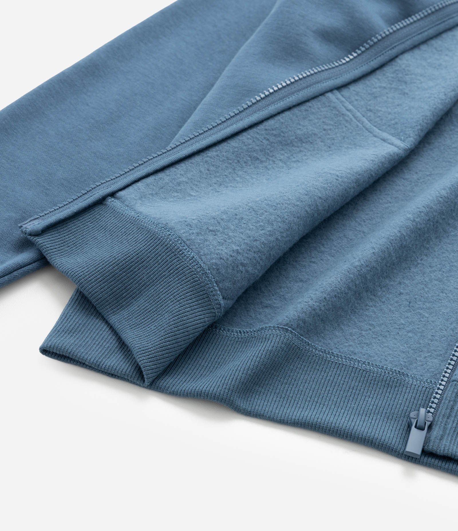 Jaqueta Infantil em Moletom com Patch e Capuz - Tam 5 a 14 anos Azul 6