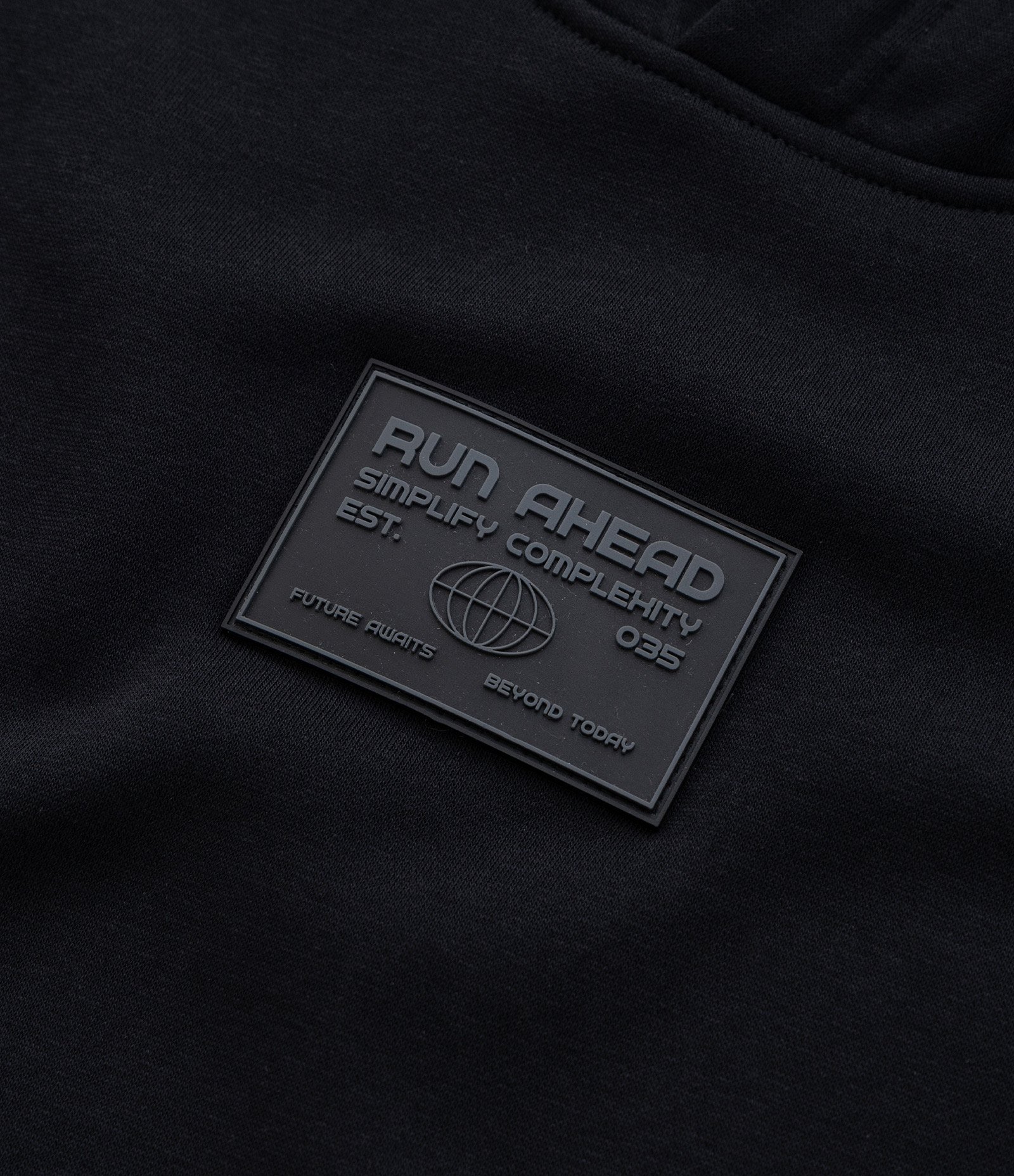 Casaco Infantil Quentinho com Detalhe de Etiqueta no Peito - Tam 5 a 14 Anos Preto 7