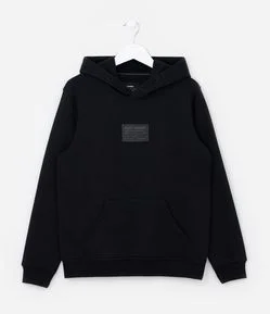 Casaco Infantil Quentinho com Detalhe de Etiqueta no Peito - Tam 5 a 14 Anos