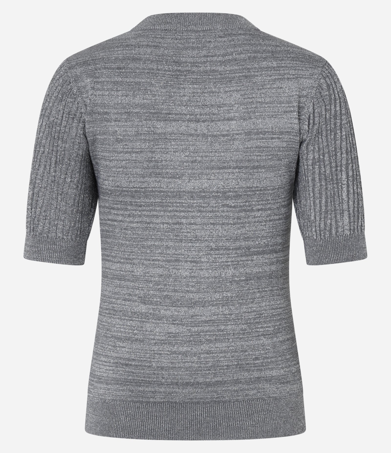 Blusa em Tricô com Ponto Diferenciado e Caimento Leve Cinza 7