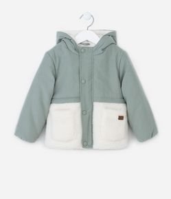 Jaqueta Infantil em Sherpa com Bolsinhos - Tam 2 a 5 Anos