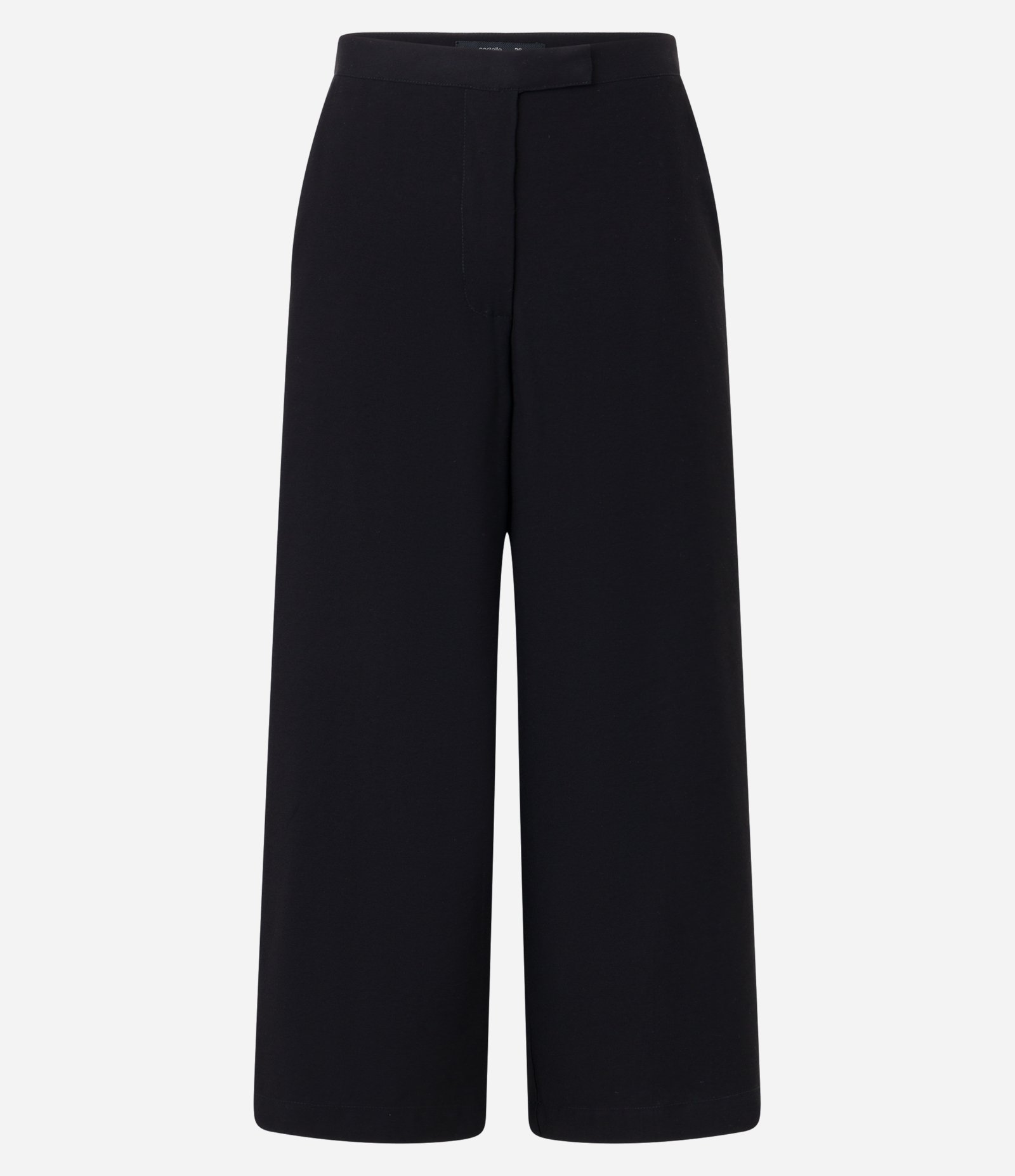 Calça Capri Alfaiatada com Fechamento no Cós Preto 5