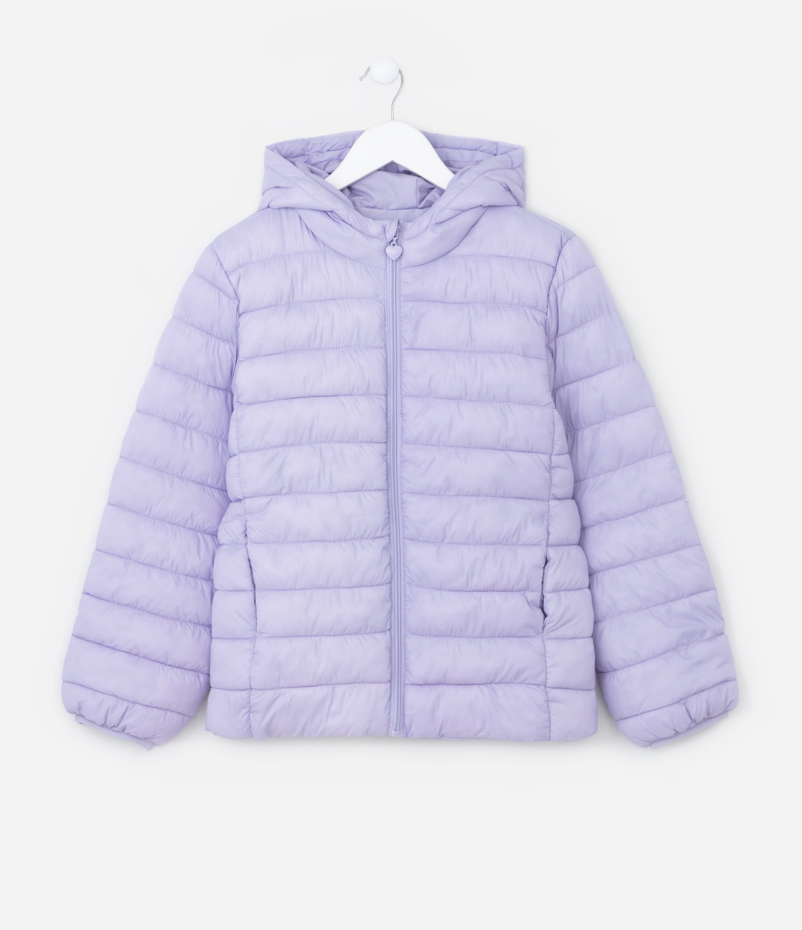 Jaqueta Puffer Infantil em Microfibra - Tam 5 a 14 Anos Lilás 1