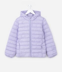 Jaqueta Puffer Infantil em Microfibra - Tam 5 a 14 Anos