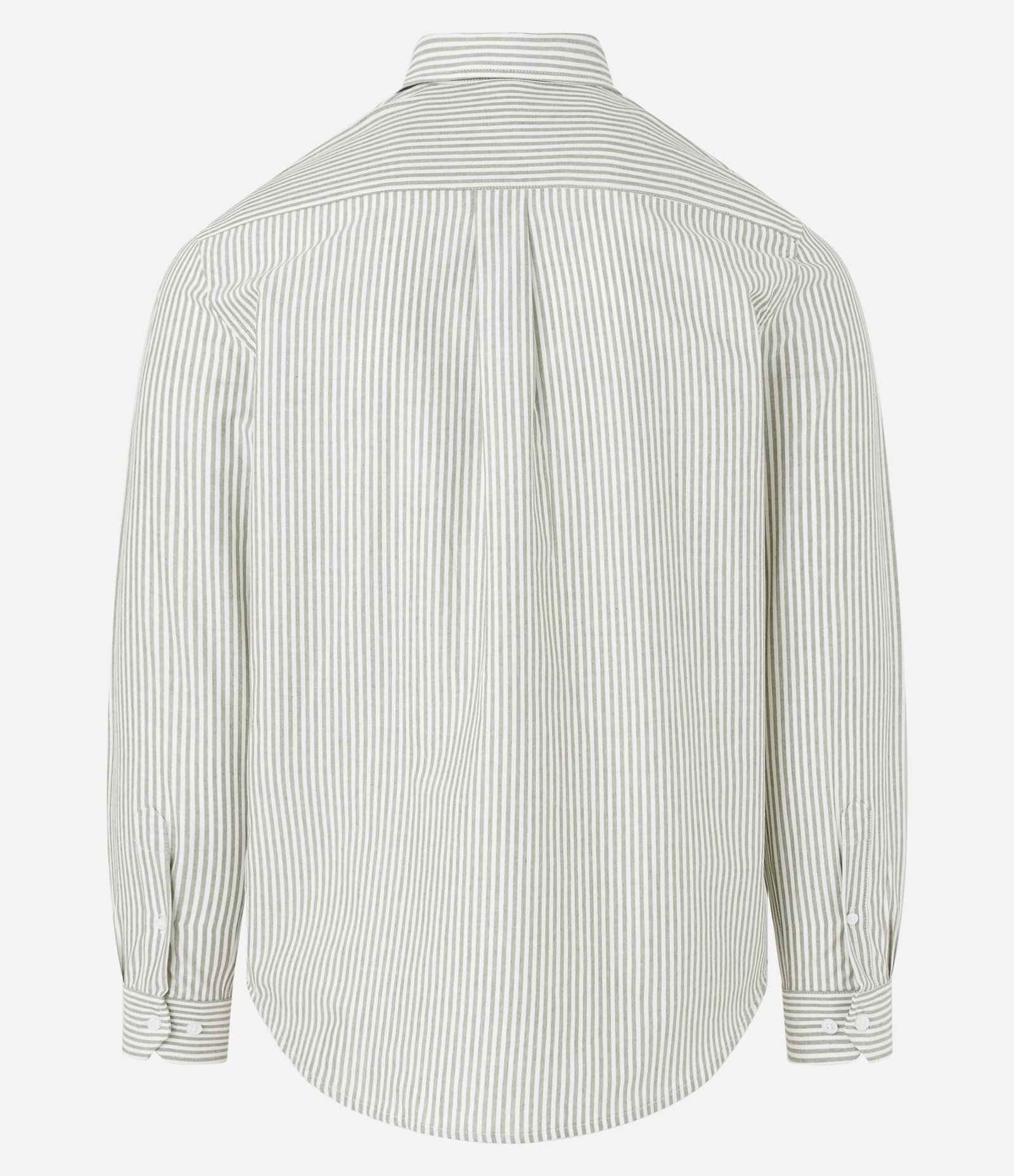 Camisa Regular em Oxford com Listras Fio Tinto 6